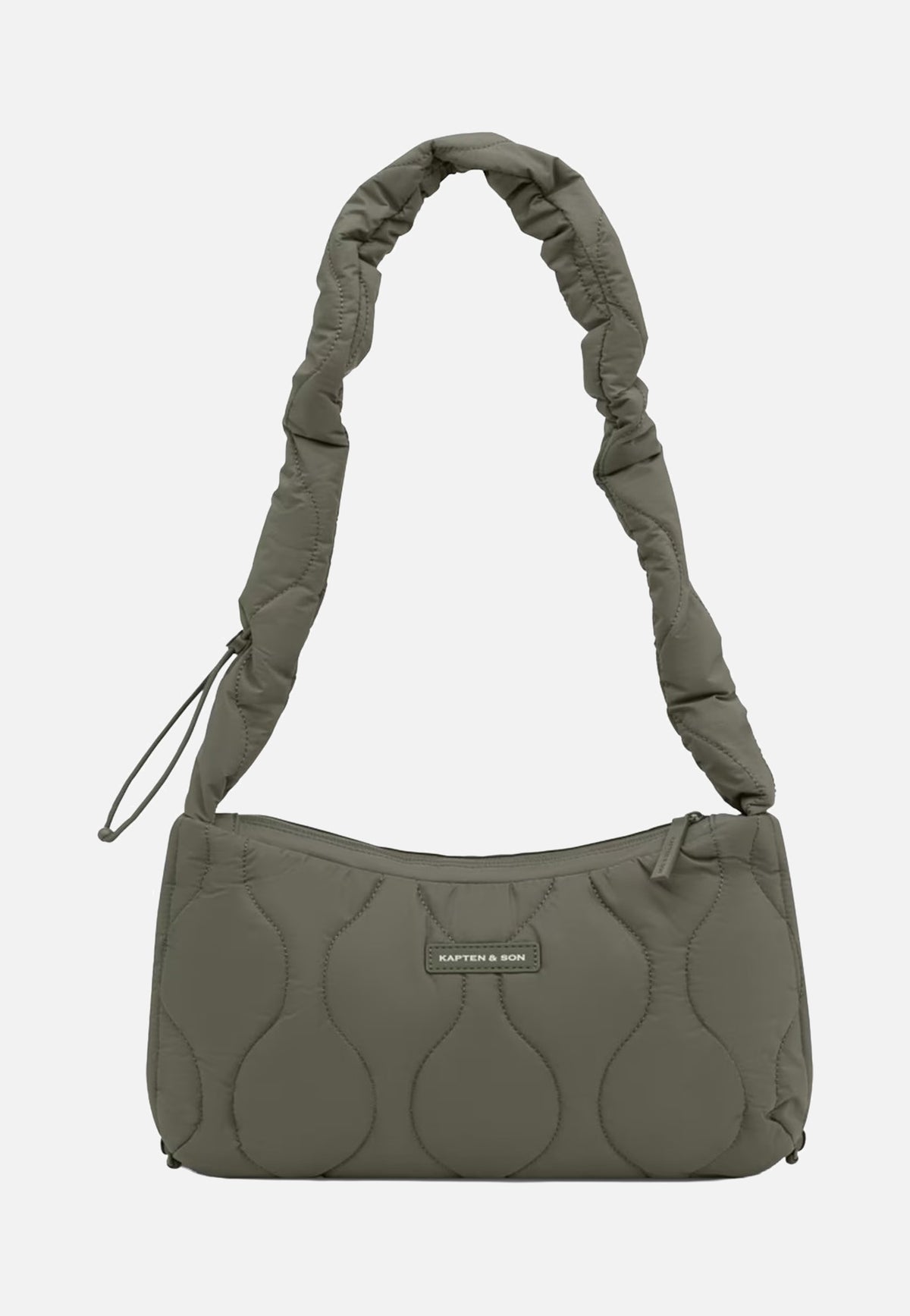 Kapten & Son Skara Small Quilted Khaki Crossbody Bag
