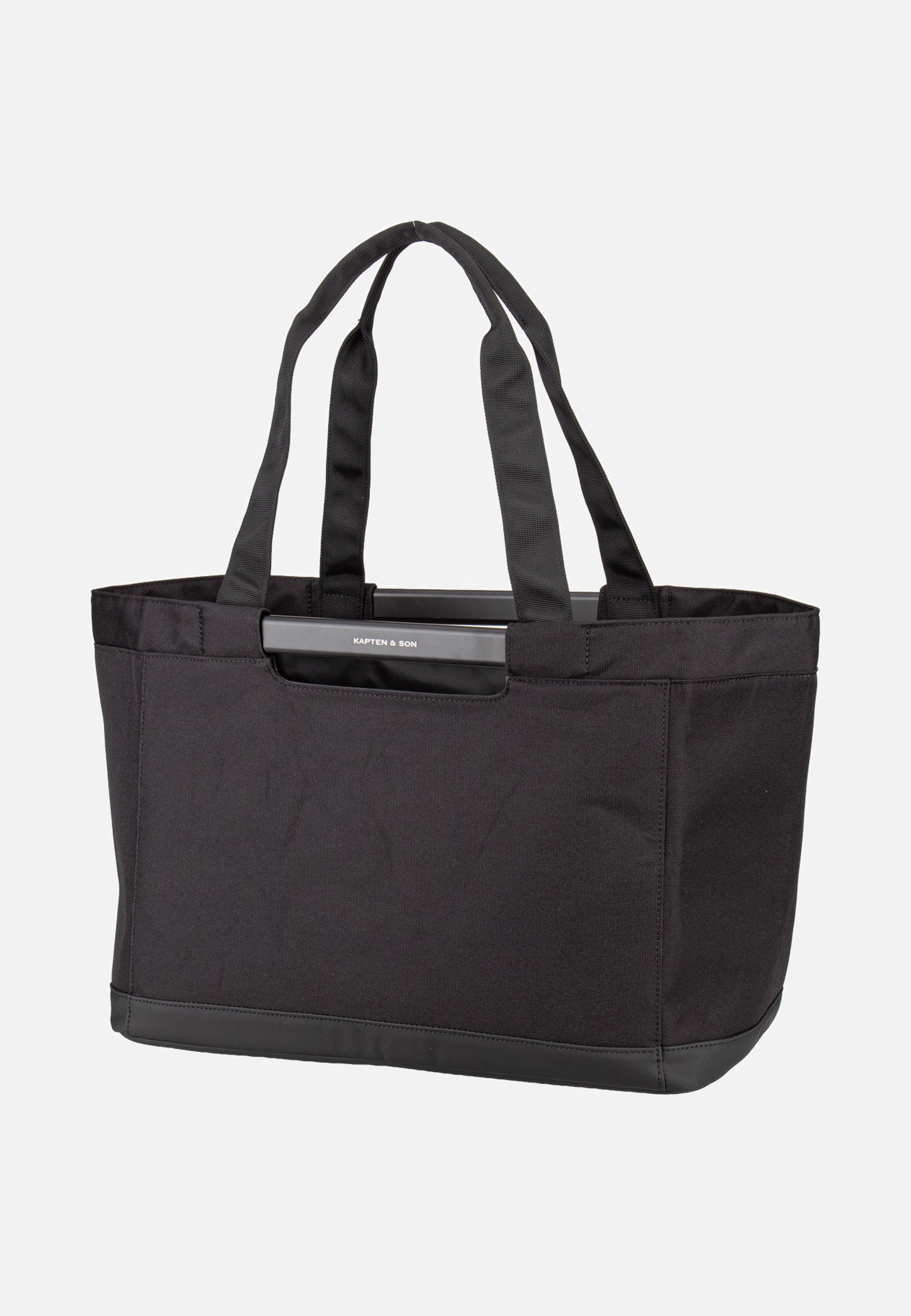 Kapten & Son - Vaasa Shopping Basket All Black - Shopping Basket | Neutral-Image