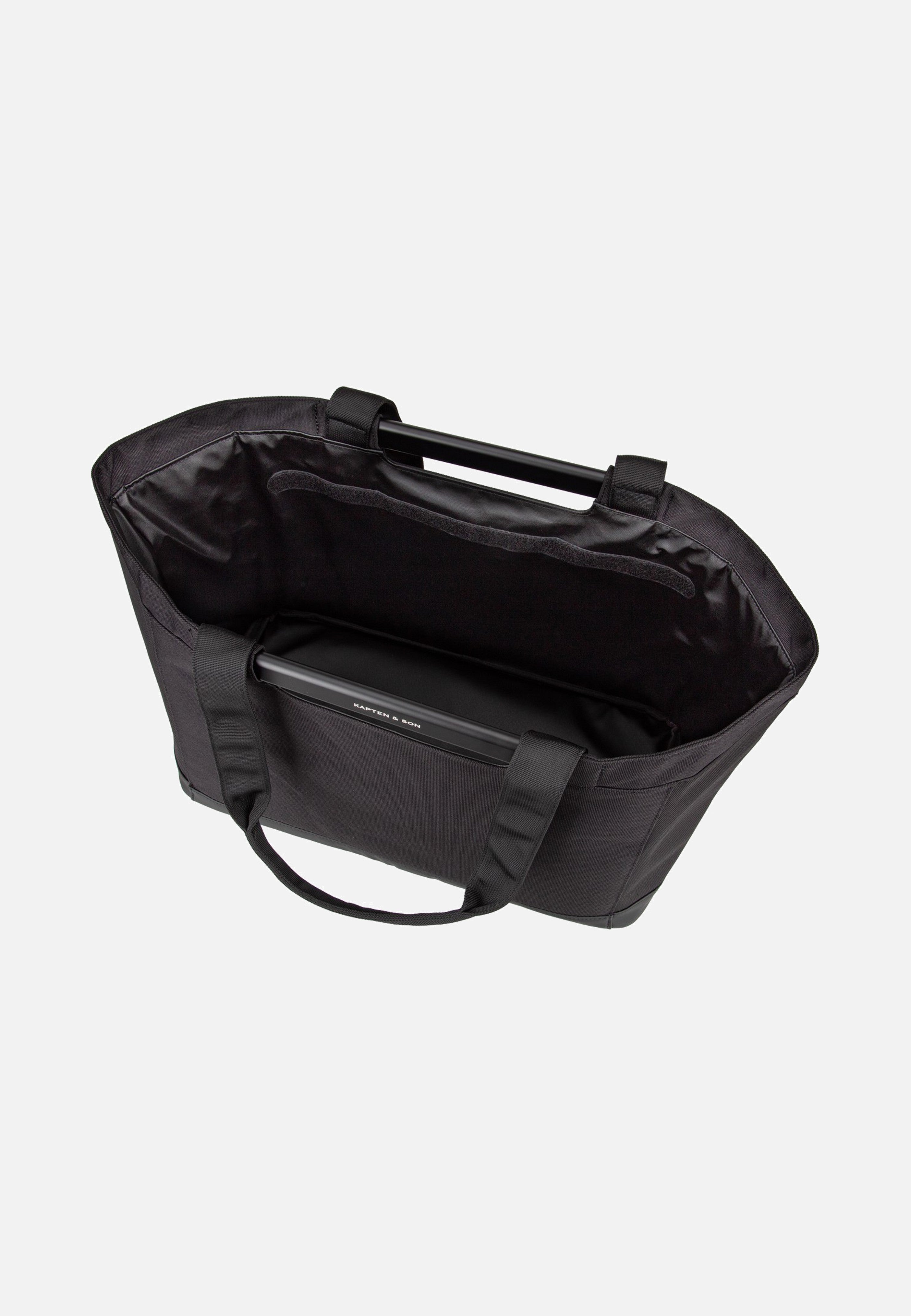 Kapten & Son - Vaasa Shopping Basket All Black - Shopping Basket | Neutral-Image