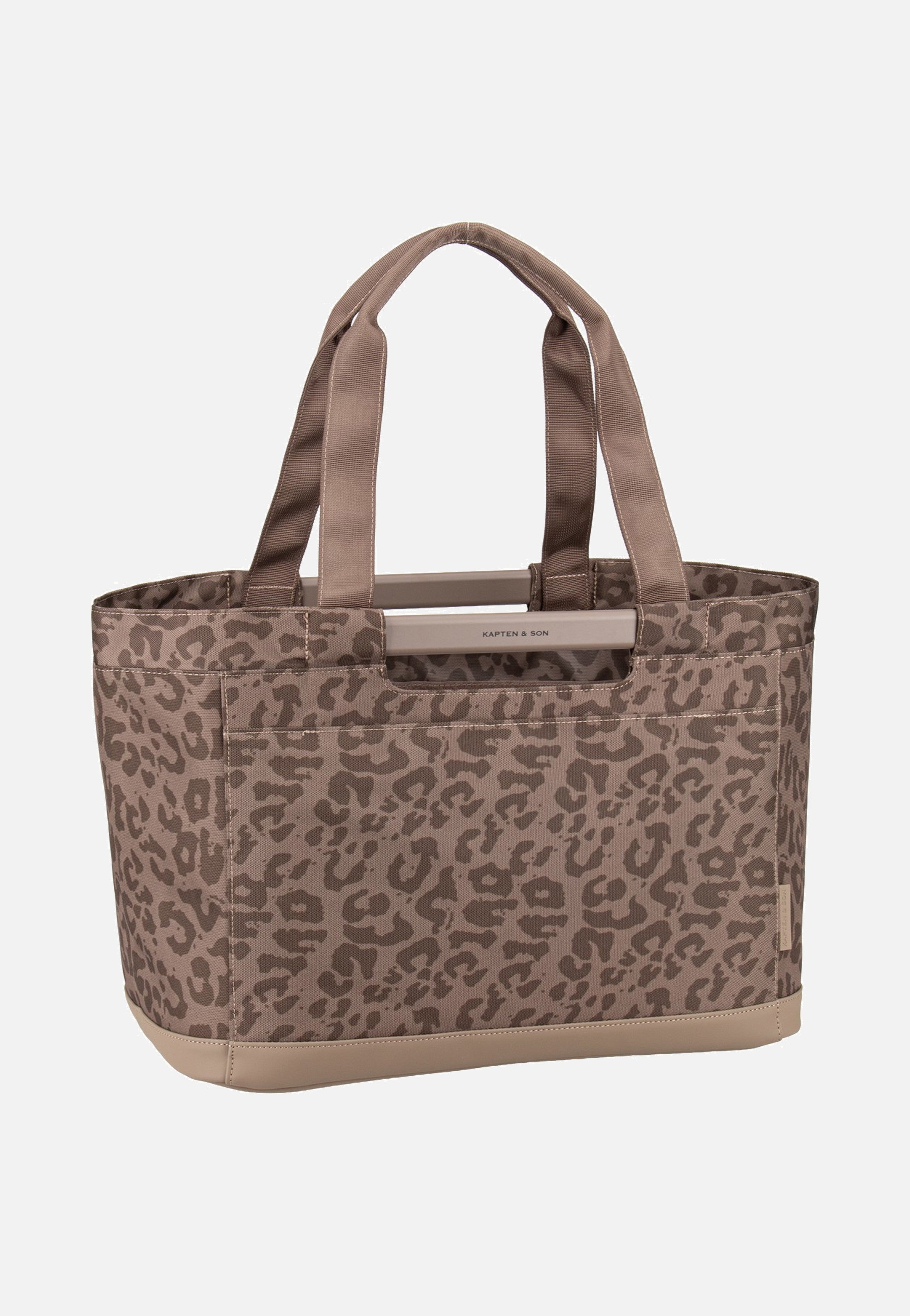 Kapten & Son - Vaasa Shopping Basket Leo dark brown - Shopping Basket | Neutral-Image