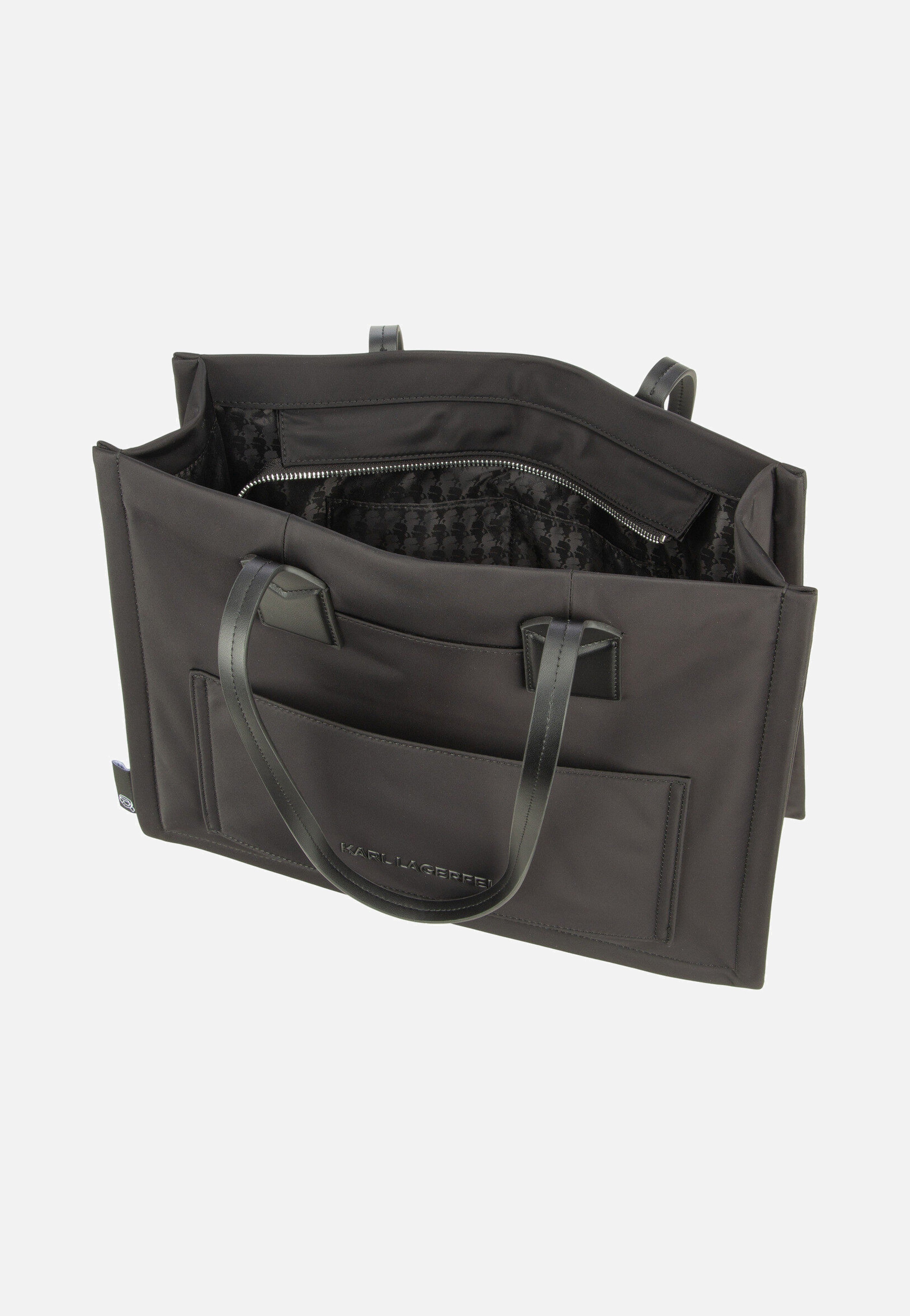 Karl Lagerfeld - Ikon Nylon outl MD Square 30175 Black - Shopper | Women-Image