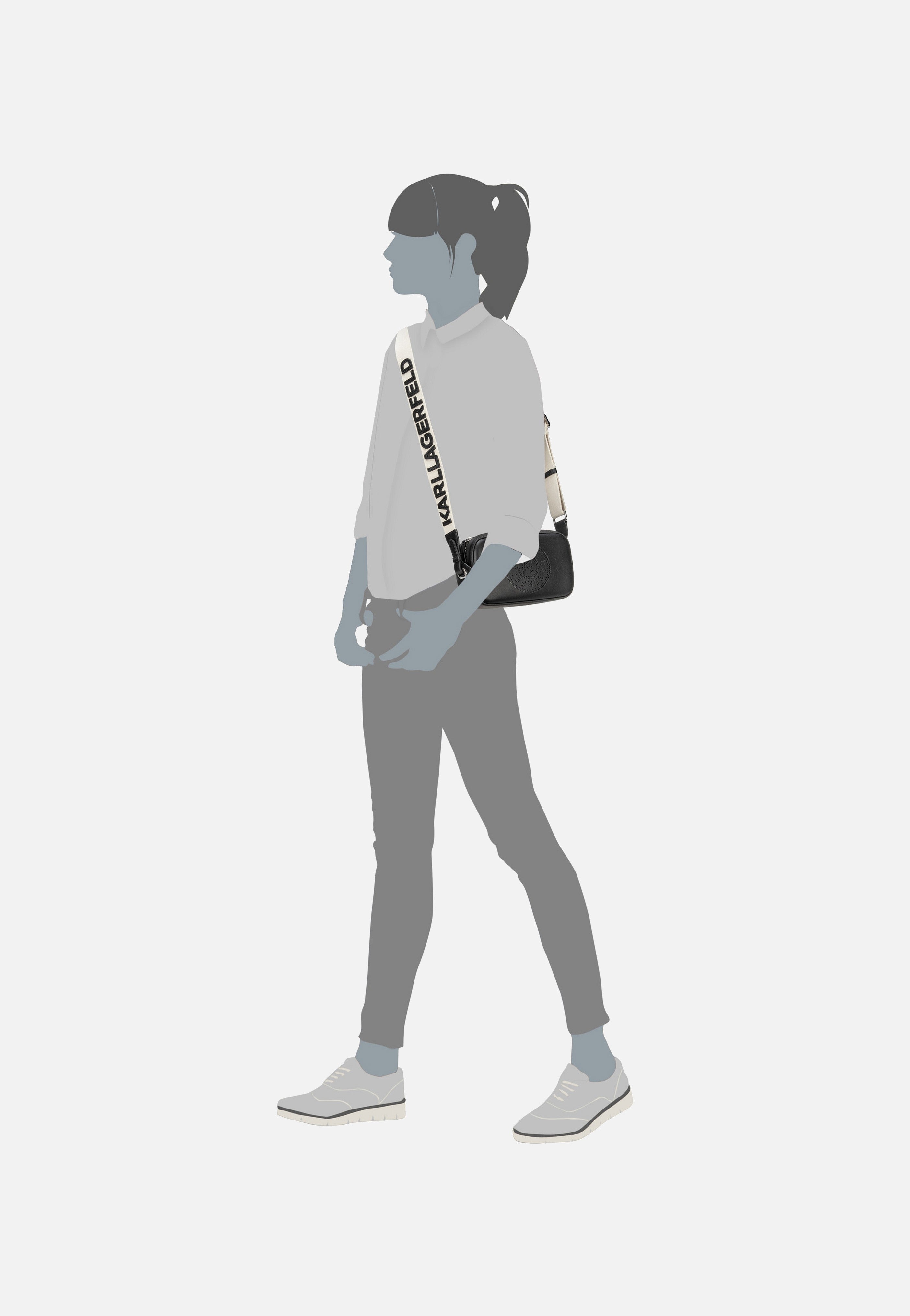 Karl Lagerfeld - K/Circle 241W3029 Black - Crossbody Bag | Women-Image