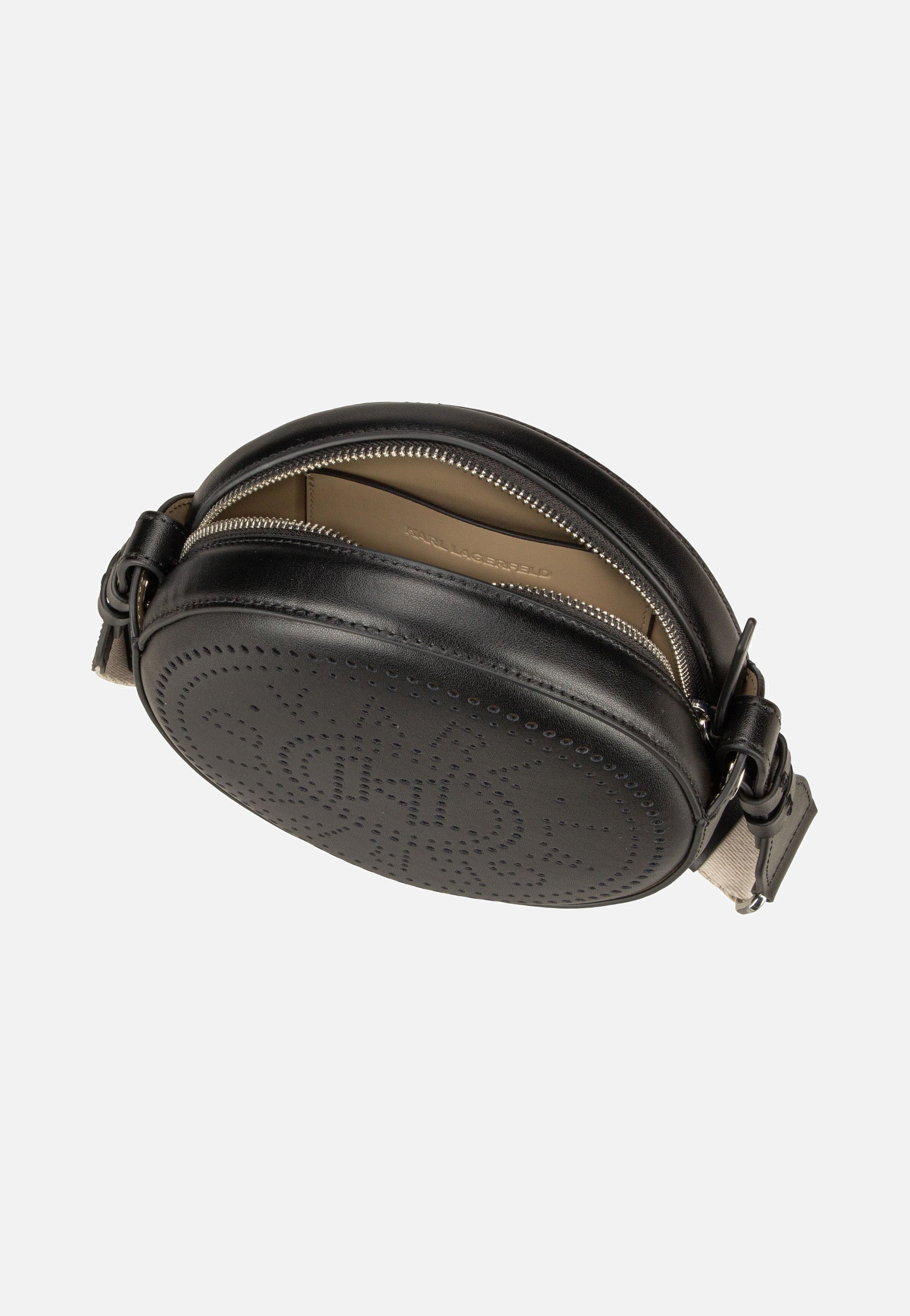 Karl Lagerfeld - K/Circle Round CB  Perforated Black - Crossbody Bag | Women-Image
