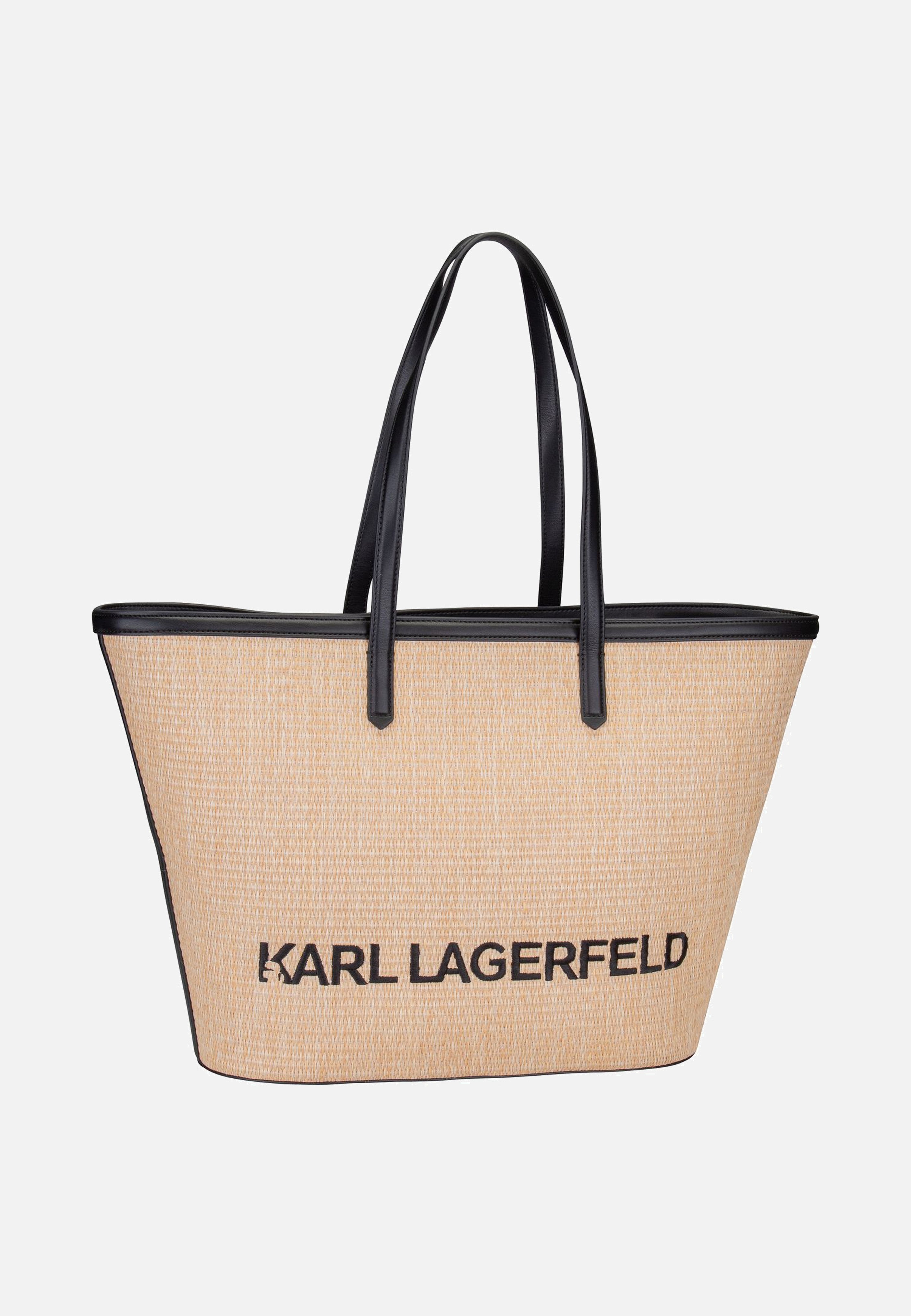 Karl Lagerfeld - K/Essential Raffia 241W3027 Natural - Shopper | Women-Image