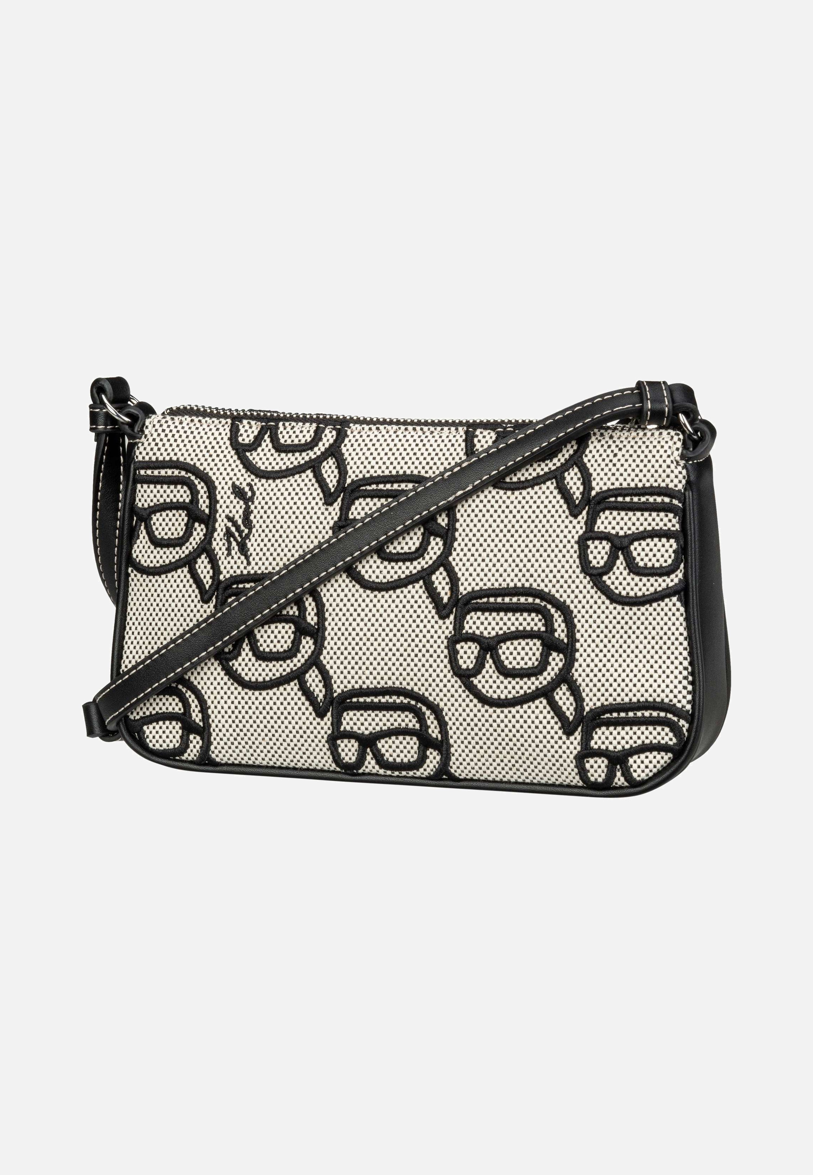 Karl Lagerfeld K/Ikonik 2.0 Seasonal PCH CANV Black/Grey Umhängetasche