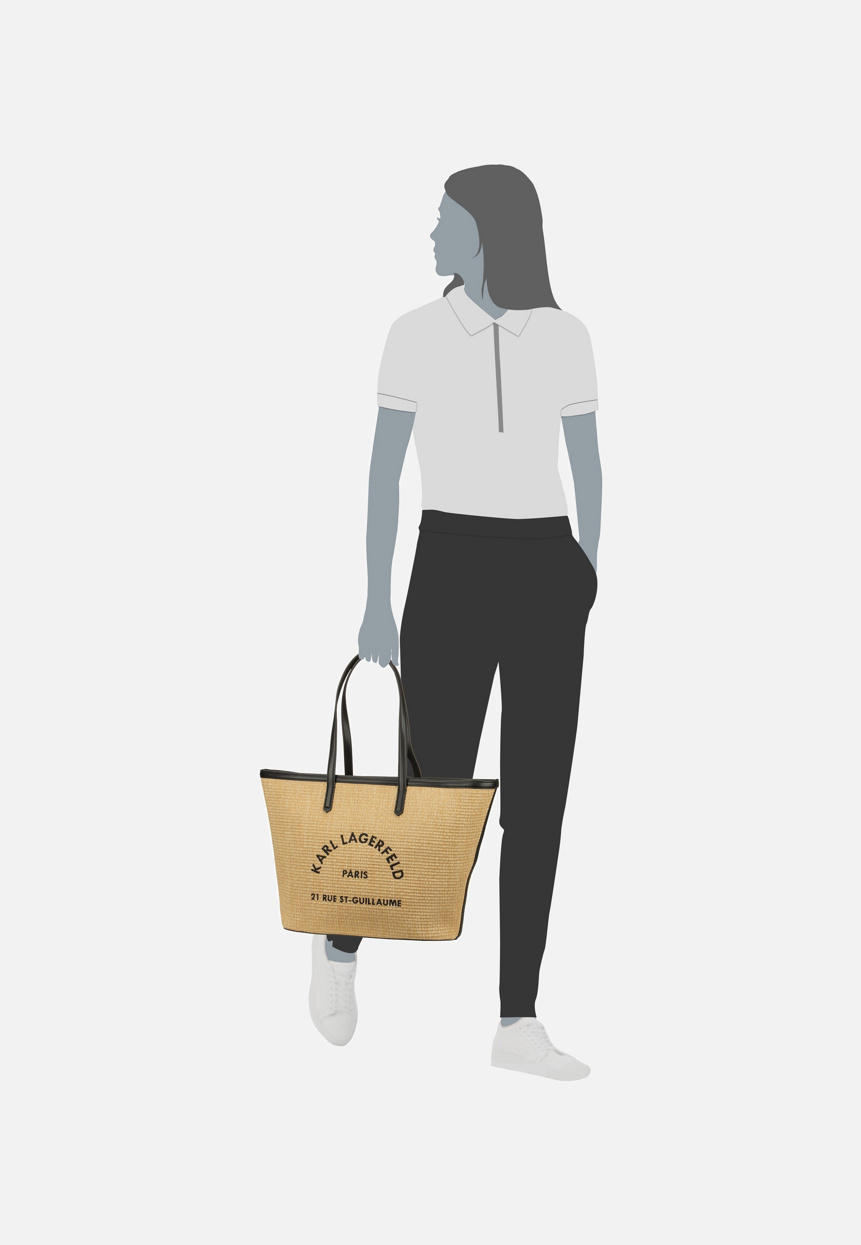 Karl Lagerfeld - K/RSG Raffia 30245 Natural - Shopper | Women-Image