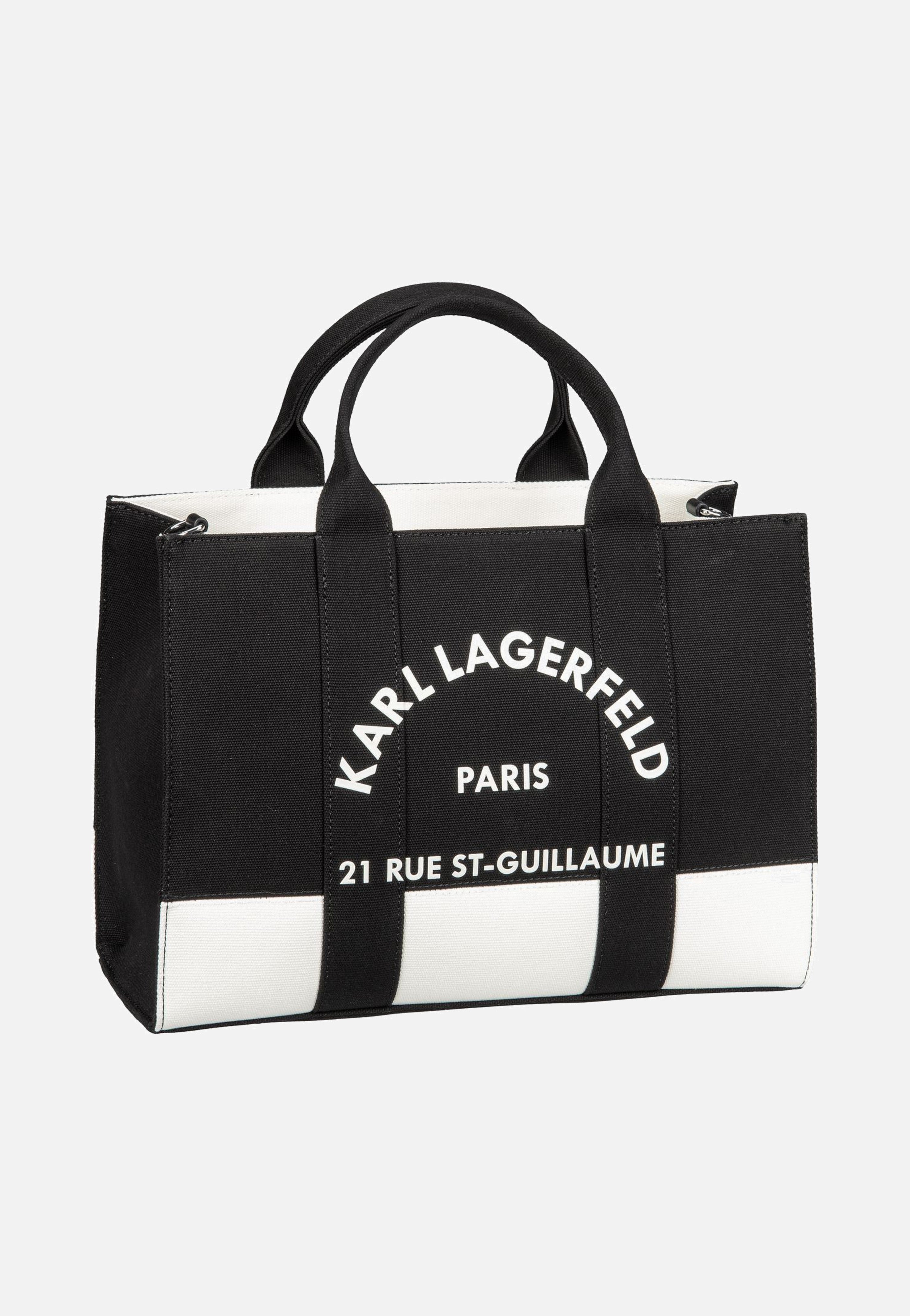 Karl Lagerfeld - K/RSG Square MD Col. Block 50025 Cannoli Cream/Black - Tote Bag | Women-Image