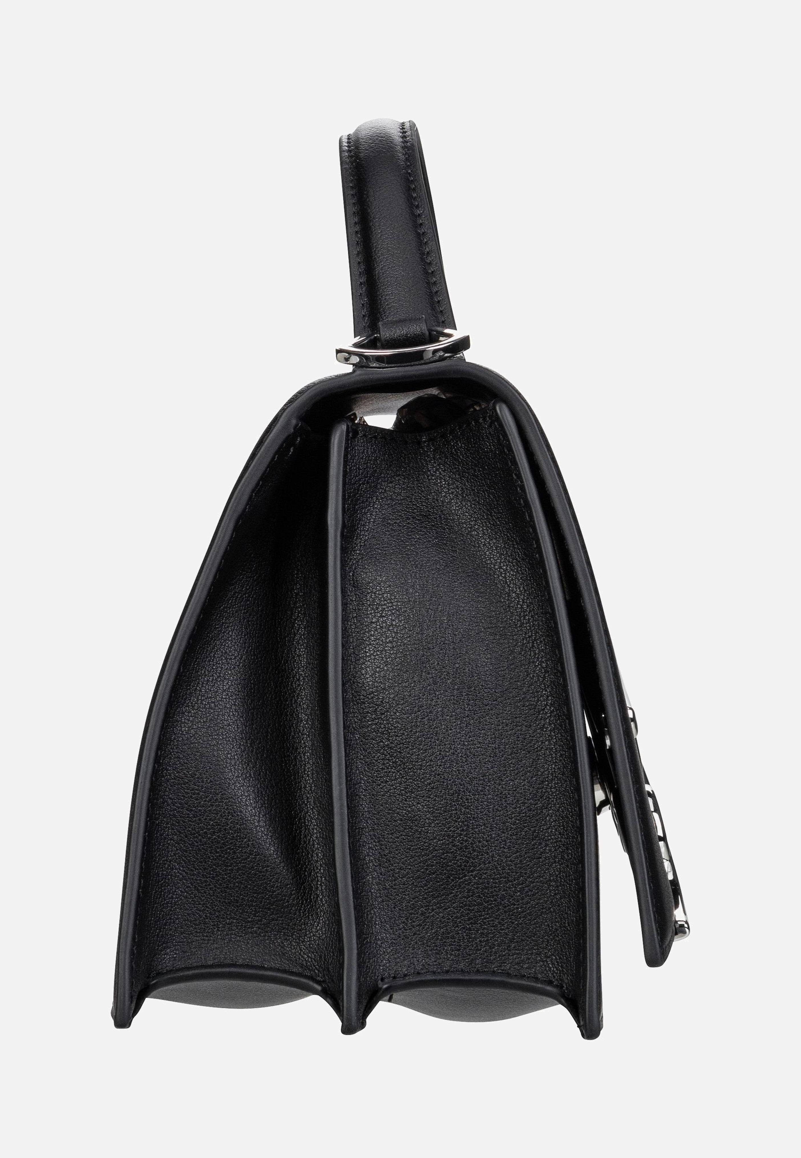 Karl Lagerfeld K/Signature 2.0 MD 30036 Black/Nickel Handle Bag