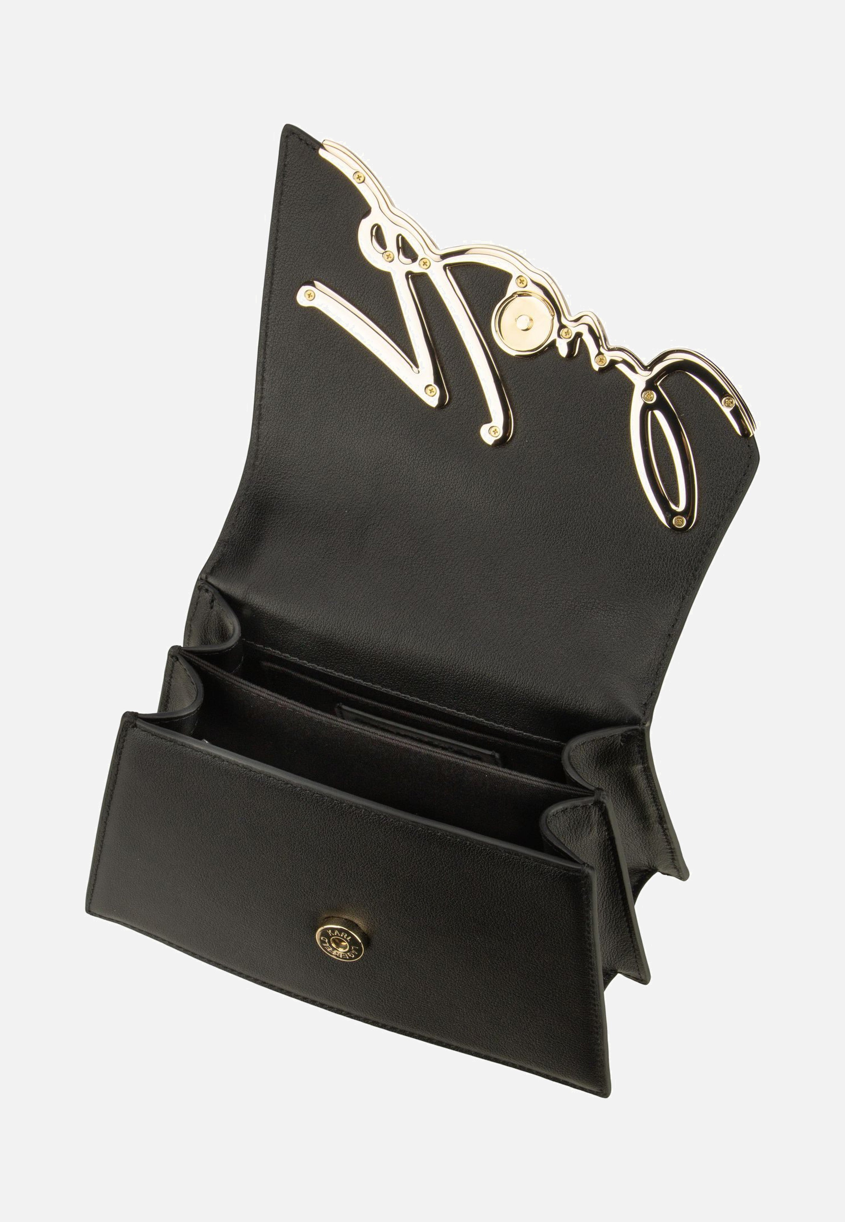 Karl Lagerfeld - K/Signature 2.0 SM Black/Gold - Handle Bag | Women-Image
