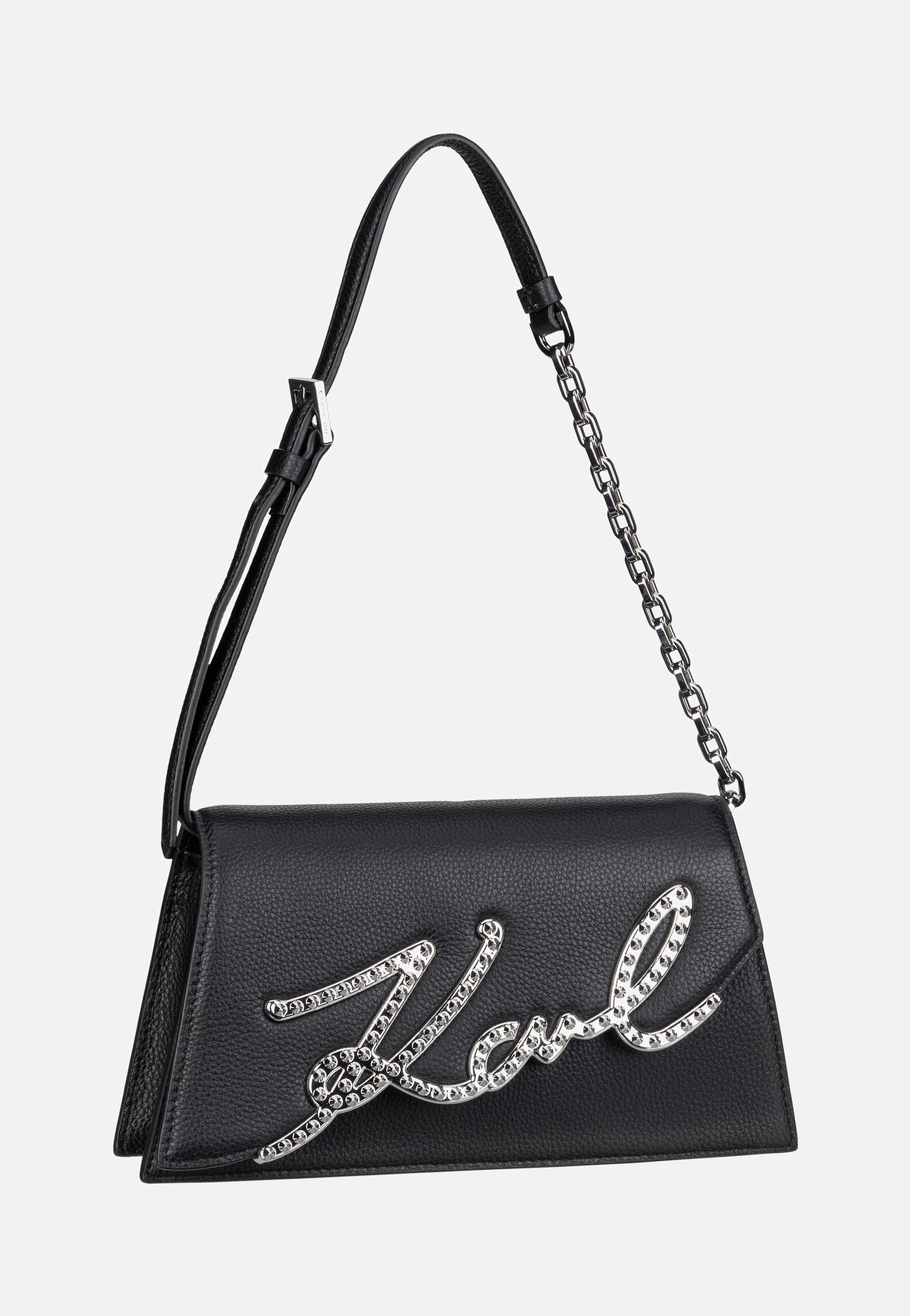 Karl Lagerfeld - K/Signature 2.0 SP SHB Studs Black - Evening Bag | Women-Image