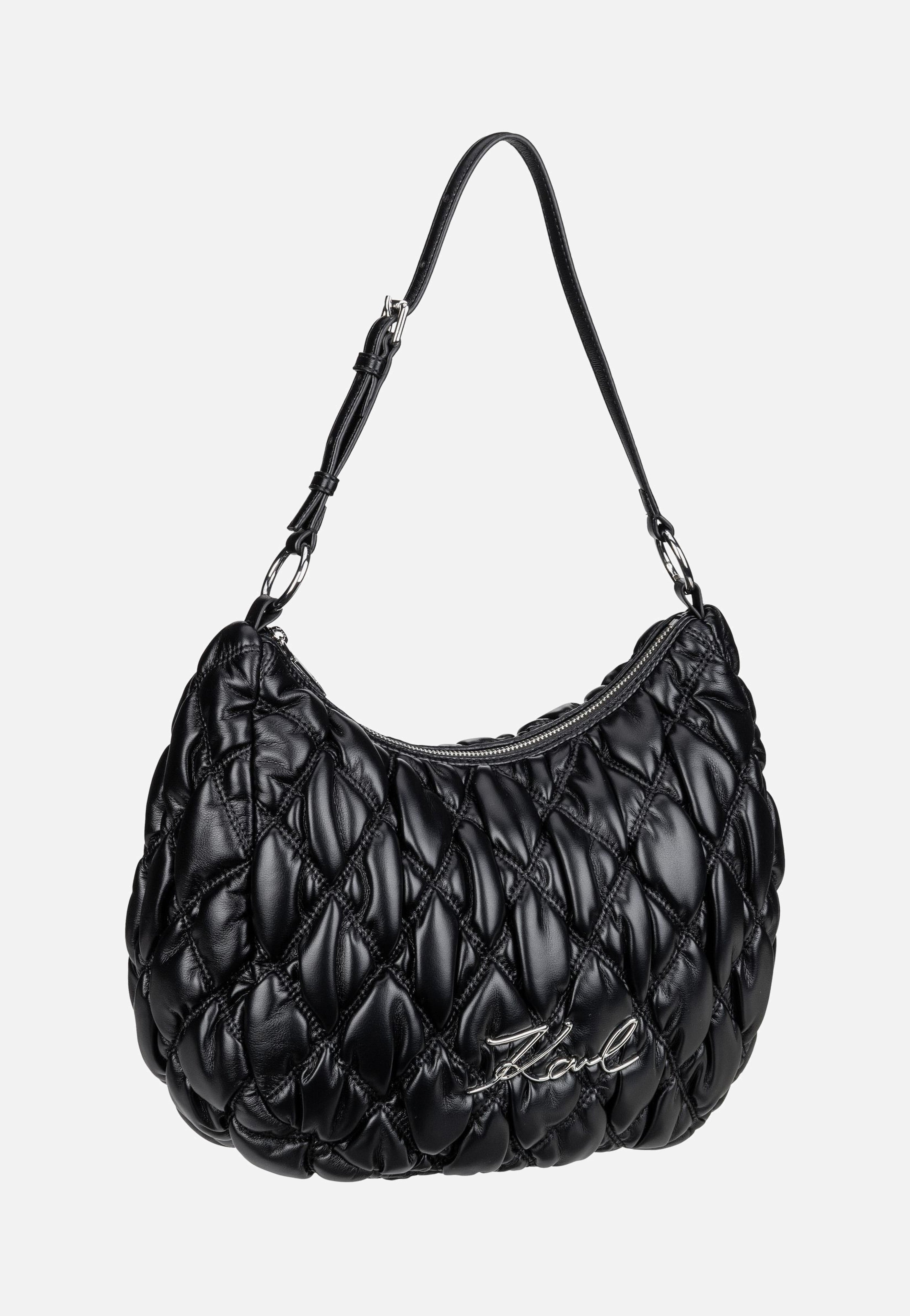 Karl Lagerfeld - K/Signature Kuilt 246W3007 Black - Hobo Bag | Women-Image