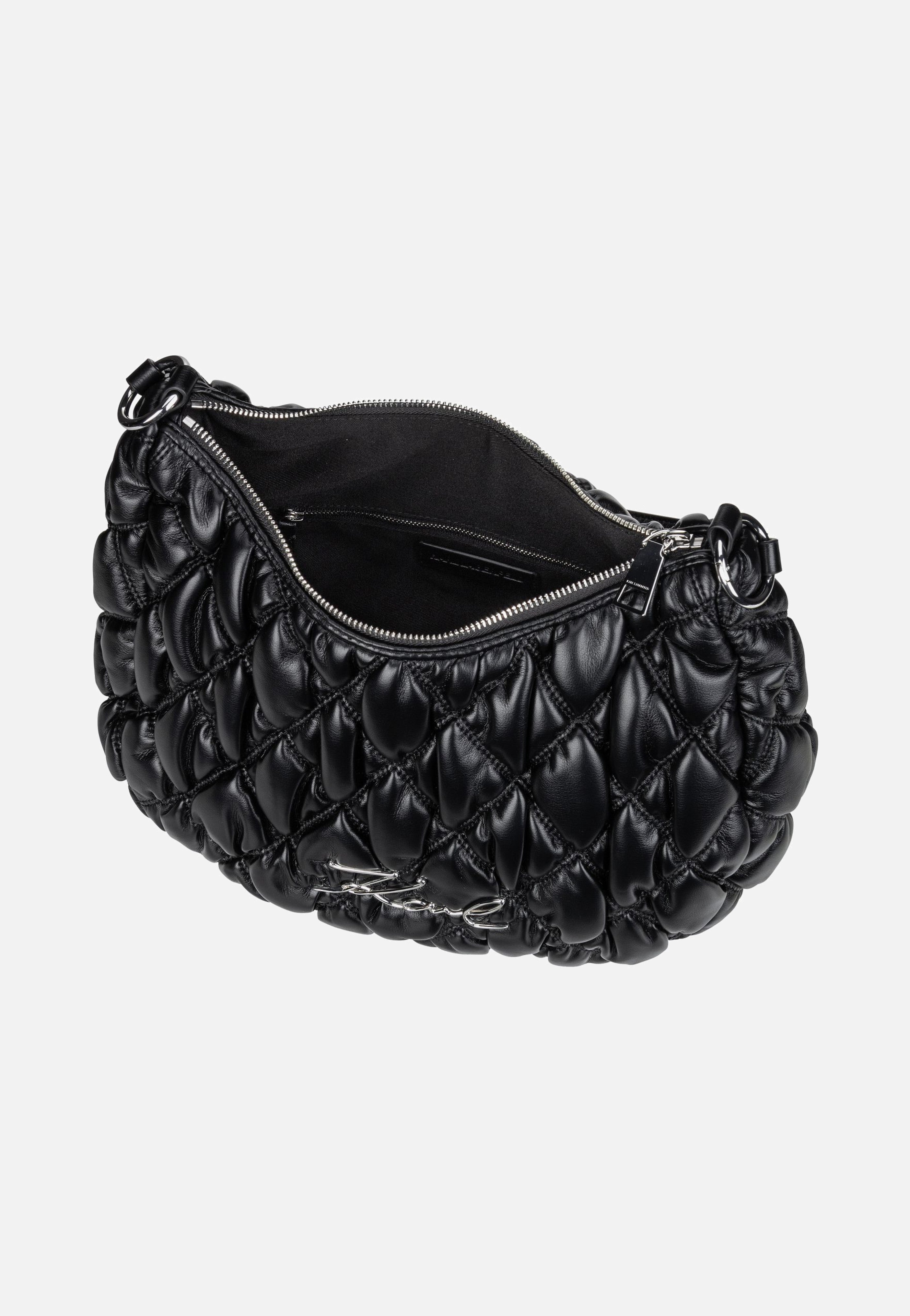 Karl Lagerfeld - K/Signature Kuilt 246W3007 Black - Hobo Bag | Women-Image