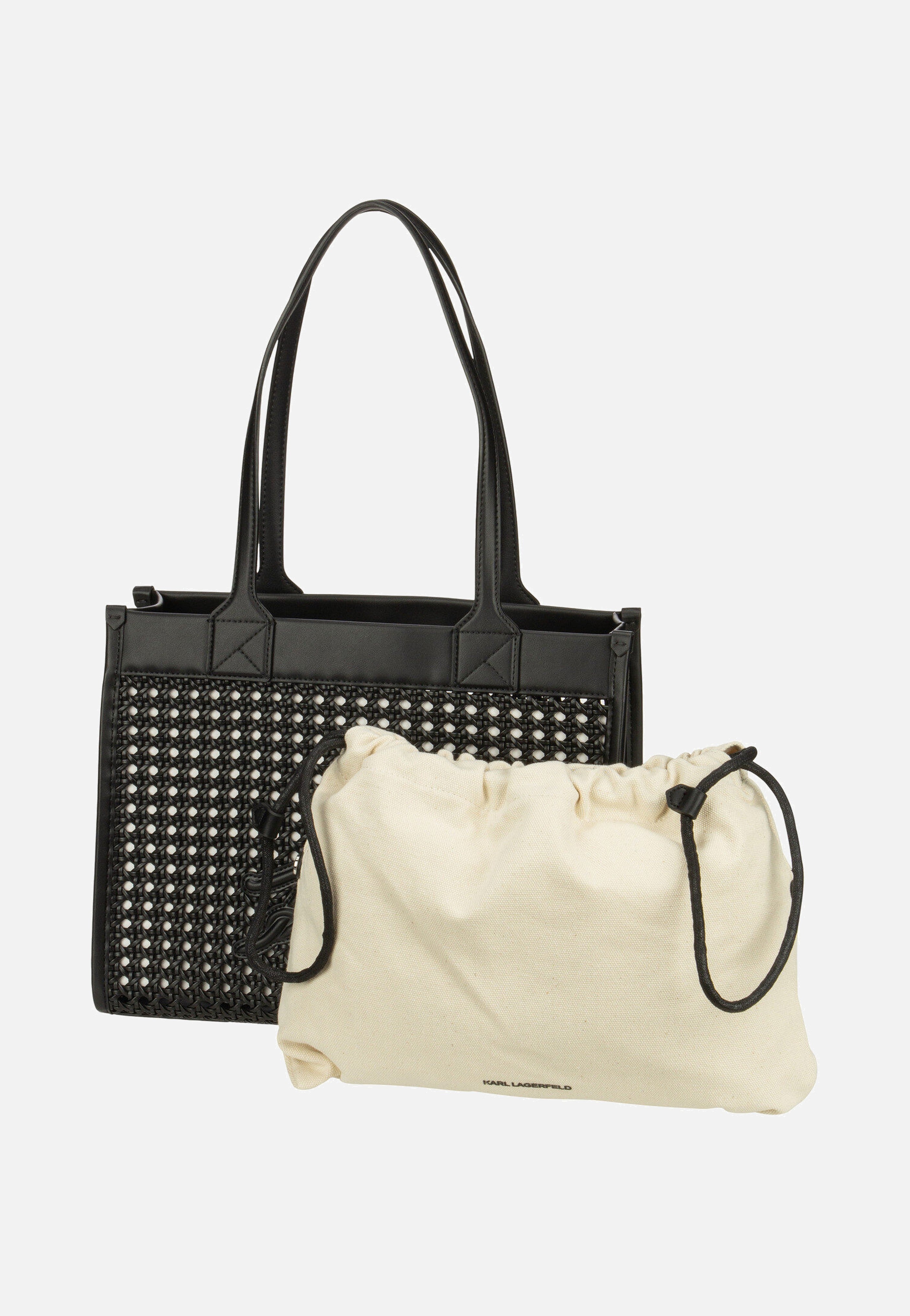 Karl Lagerfeld - K/Skuare MD Woven 30052 Black/Nickel - Shopper | Women-Image