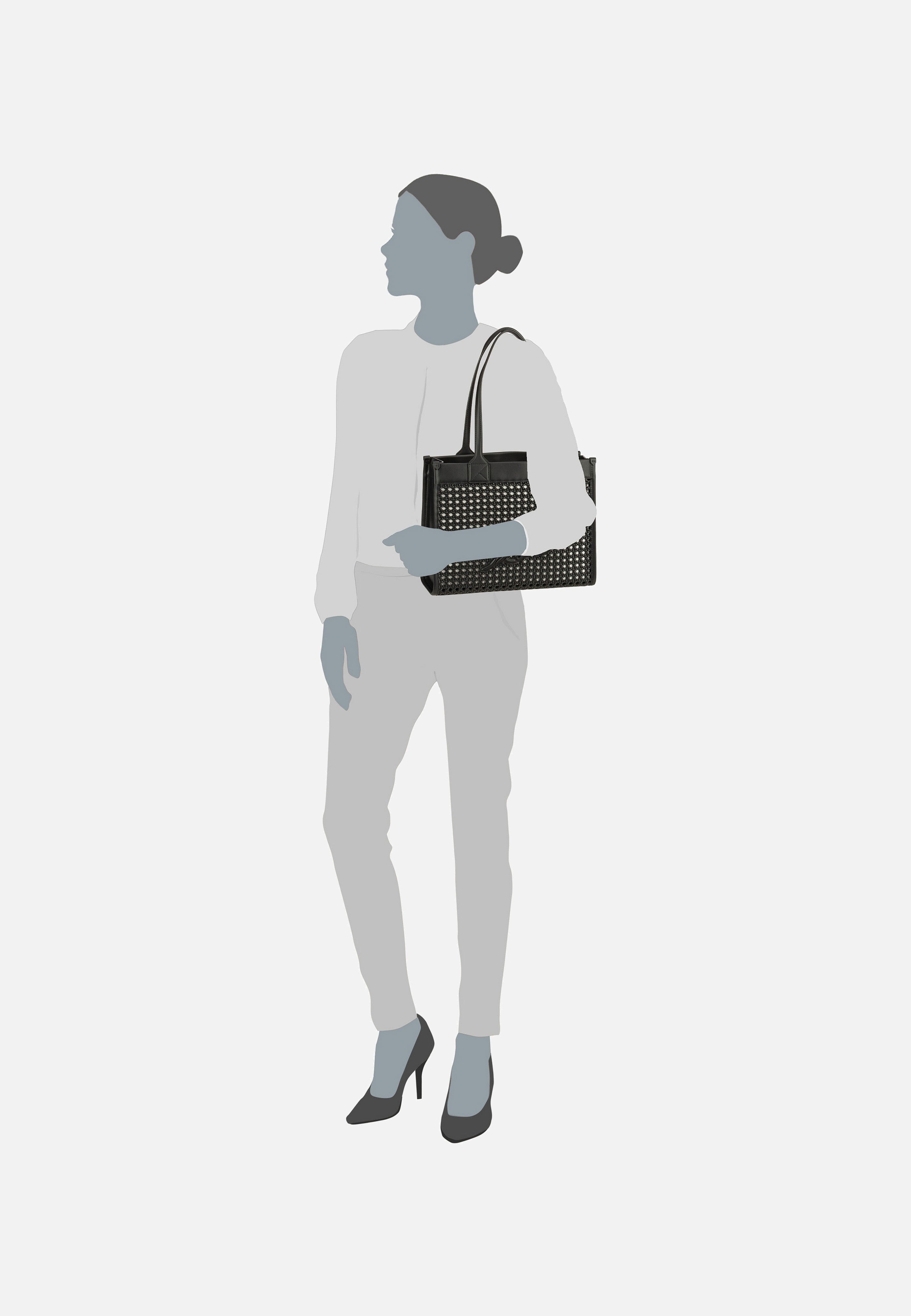 Karl Lagerfeld - K/Skuare MD Woven 30052 Dark Tan - Shopper | Women-Image