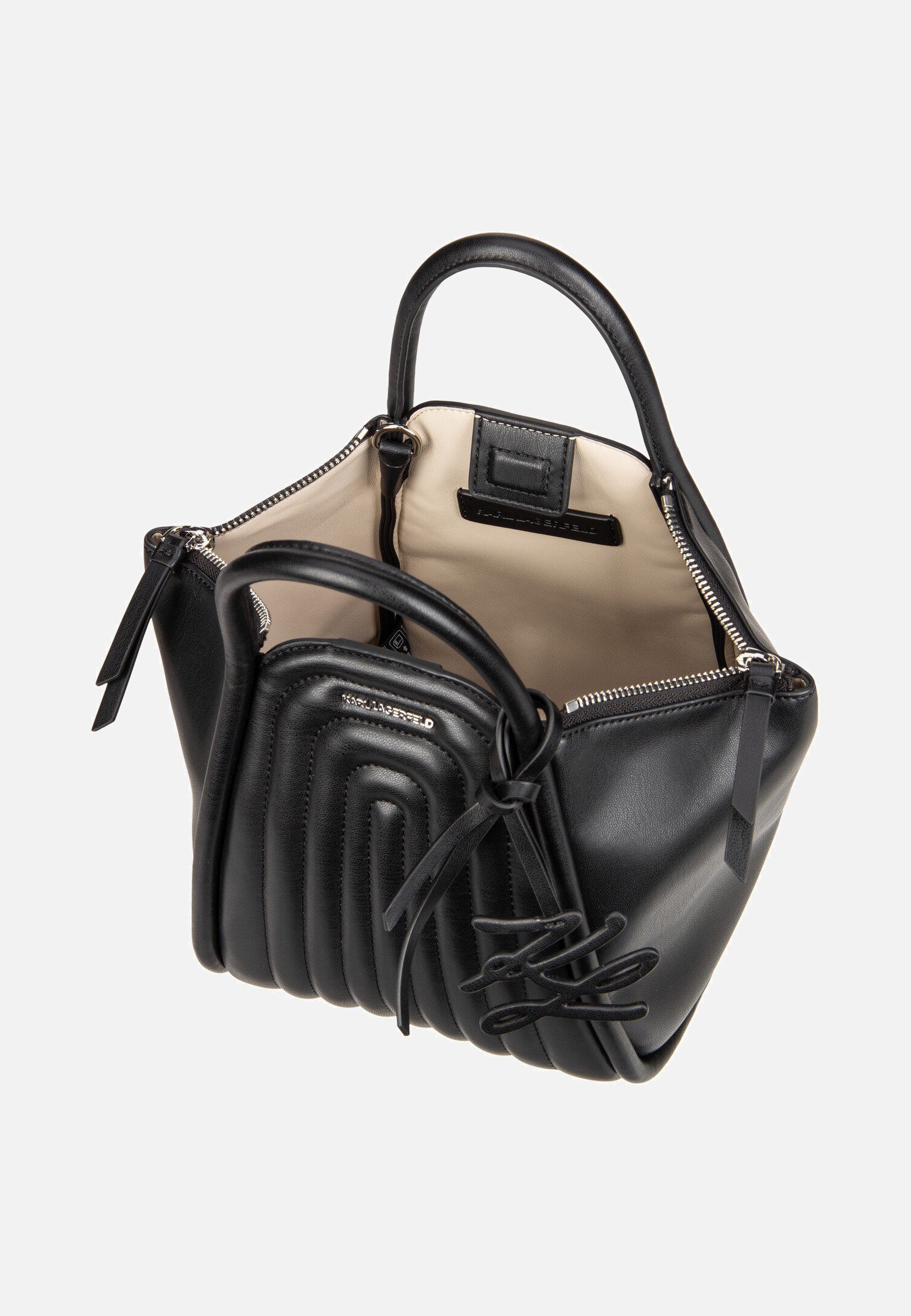 Karl Lagerfeld - K/Wellen Tote 30260 Black - Handle Bag | Women-Image