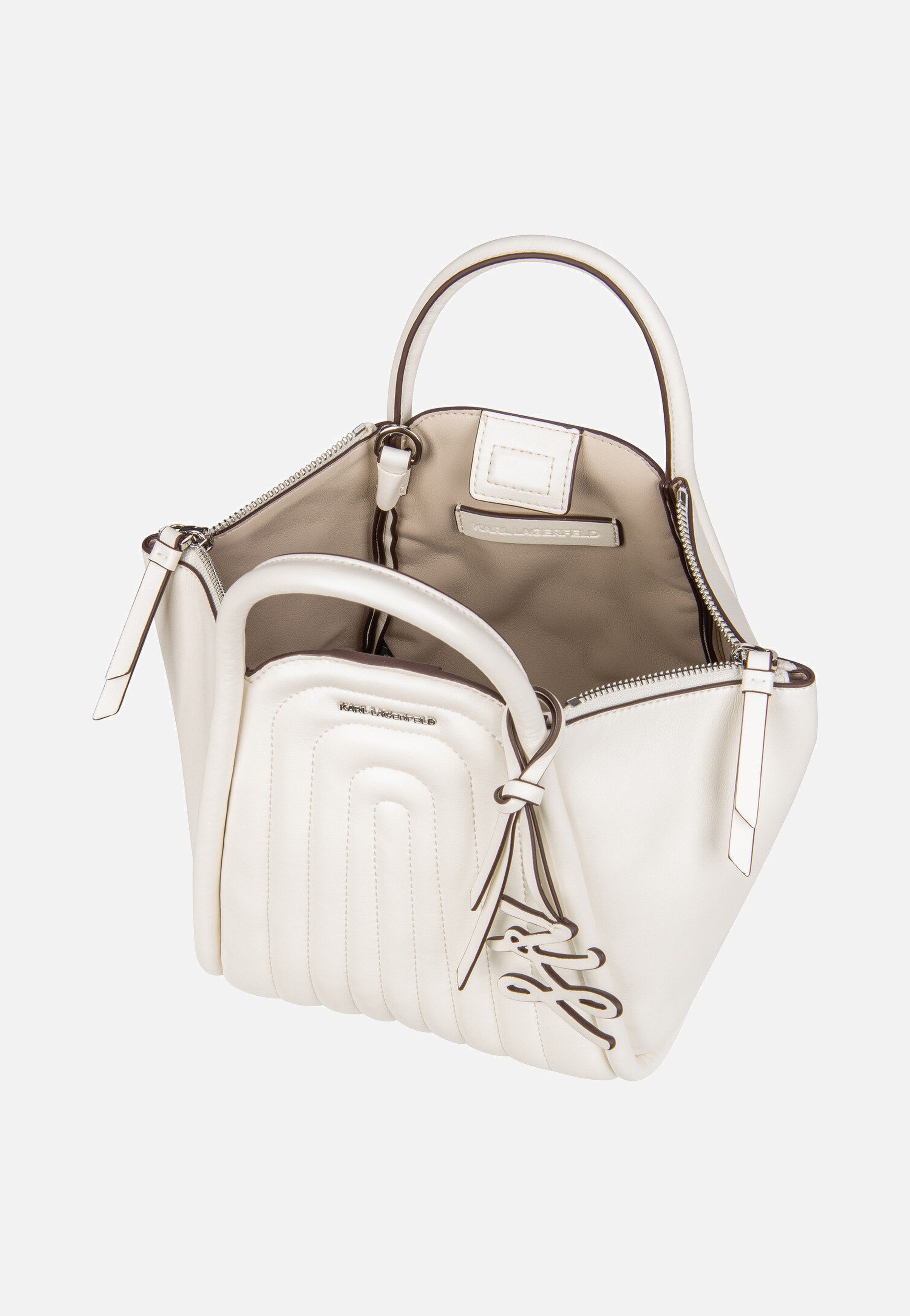 Karl Lagerfeld - K/Wellen Tote 30260 Off White - Handle Bag | Women-Image