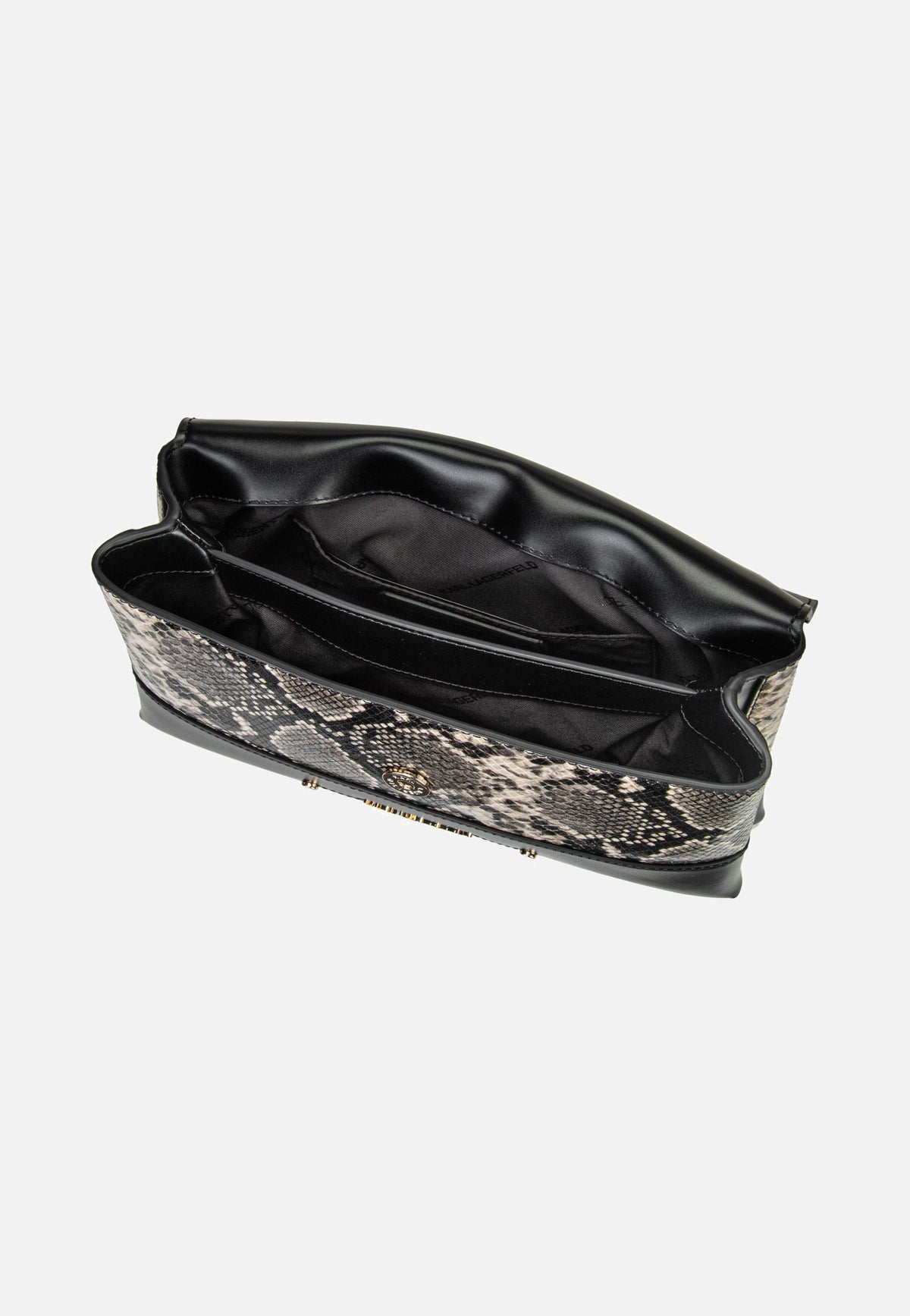 Karl Lagerfeld K/Koncept Crossbody Python Natural Snake AOP  Crossbody Bag