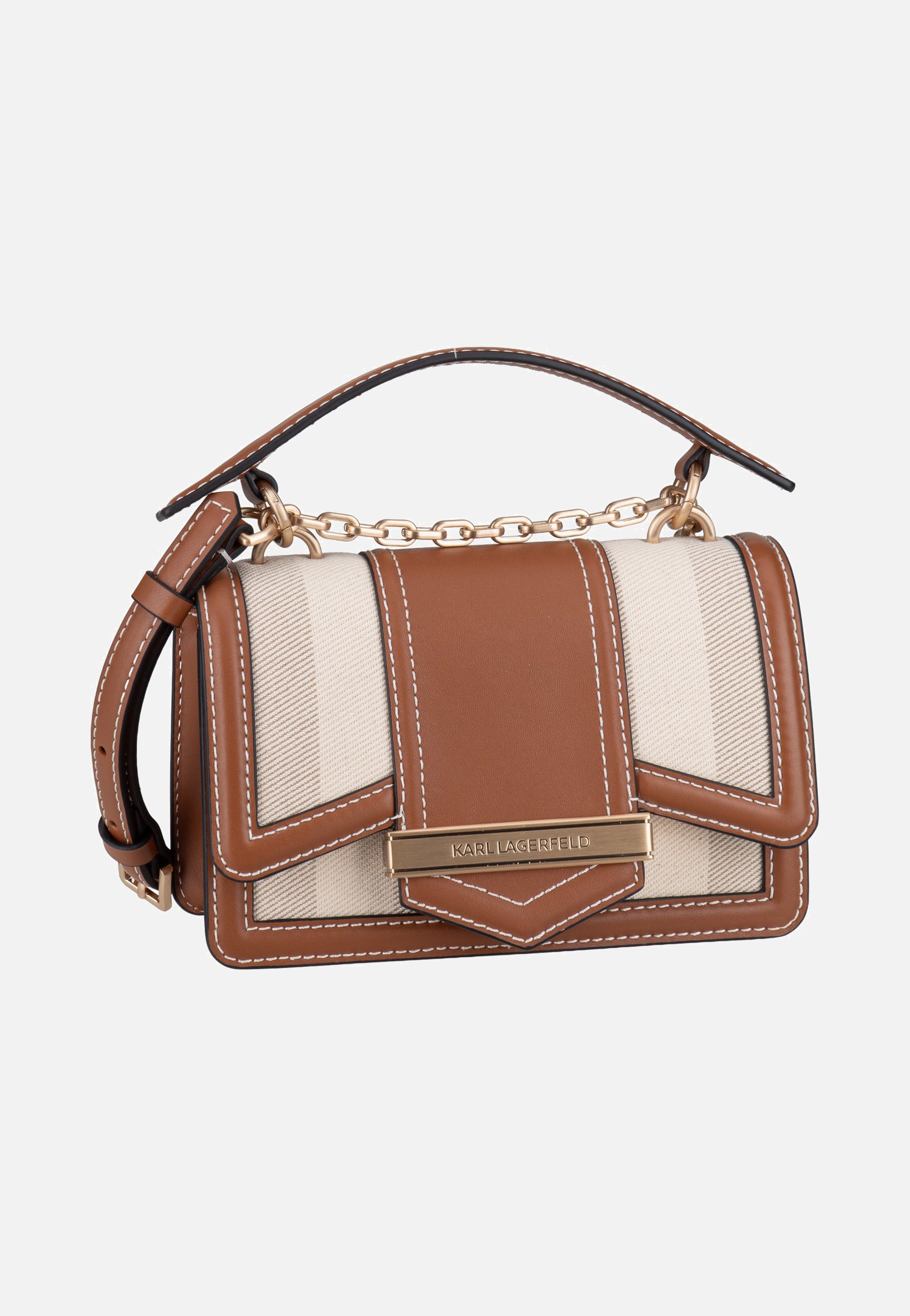 Karl Lagerfeld K/Nova SM CB Herr Natural Canvas Tan Handle Bag