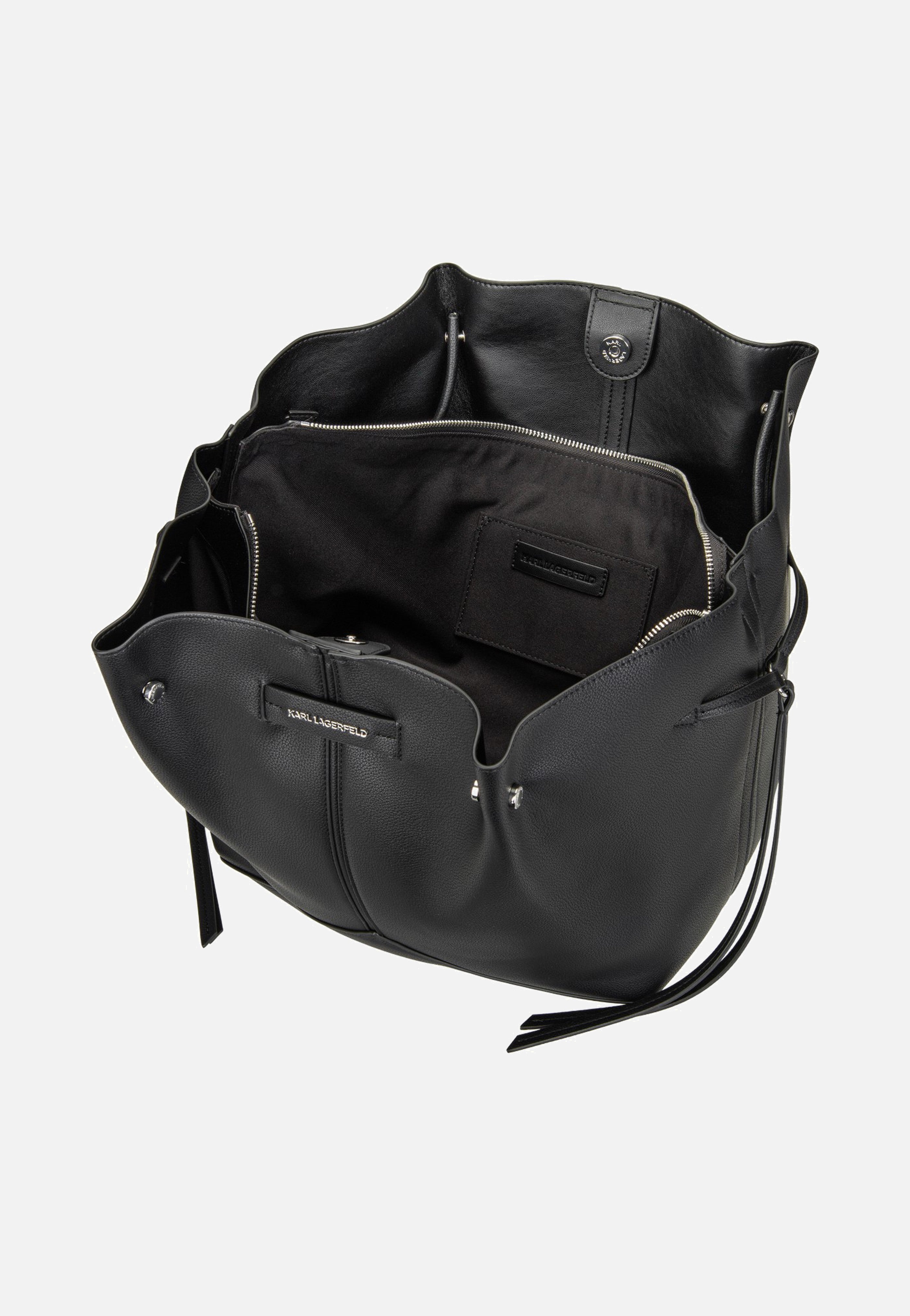 Karl Lagerfeld K/Pierced MD Tote Black-Nickel Shopper