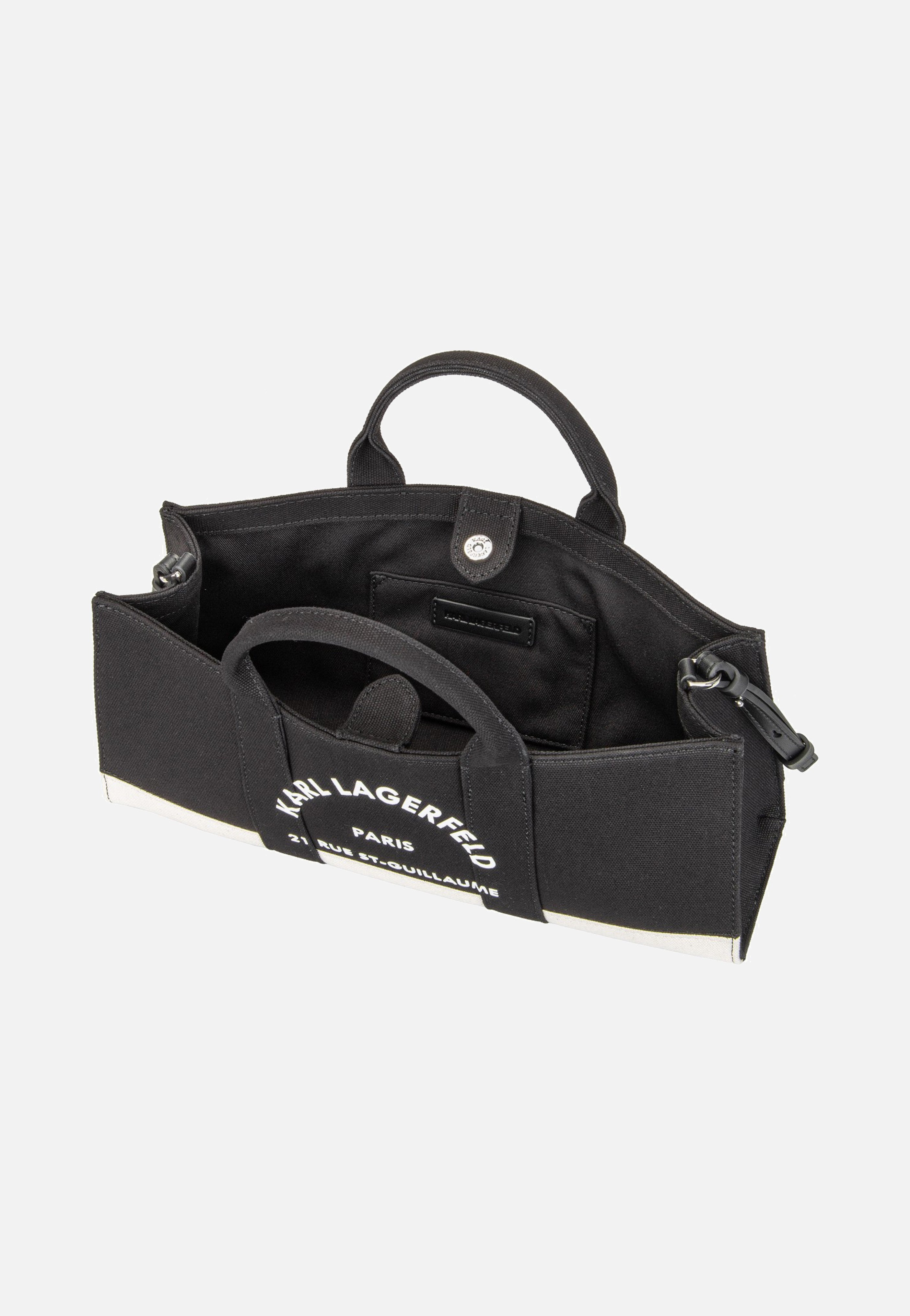 Karl Lagerfeld K/RSG E/W Magazine Tote White/Black Tote Bag