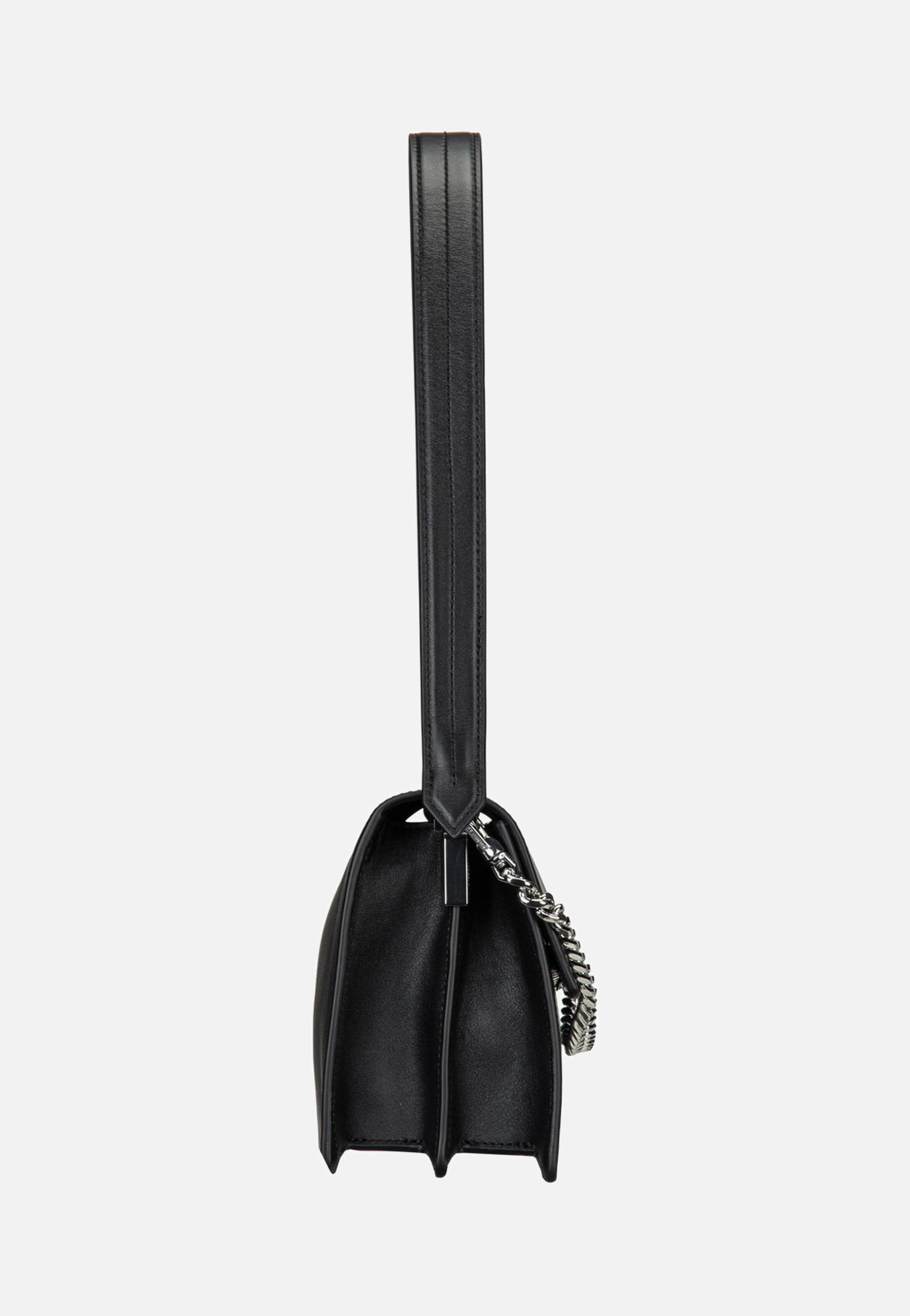 Karl Lagerfeld K/Signature Medium Flap Shb Black-Nickel  Abendtasche