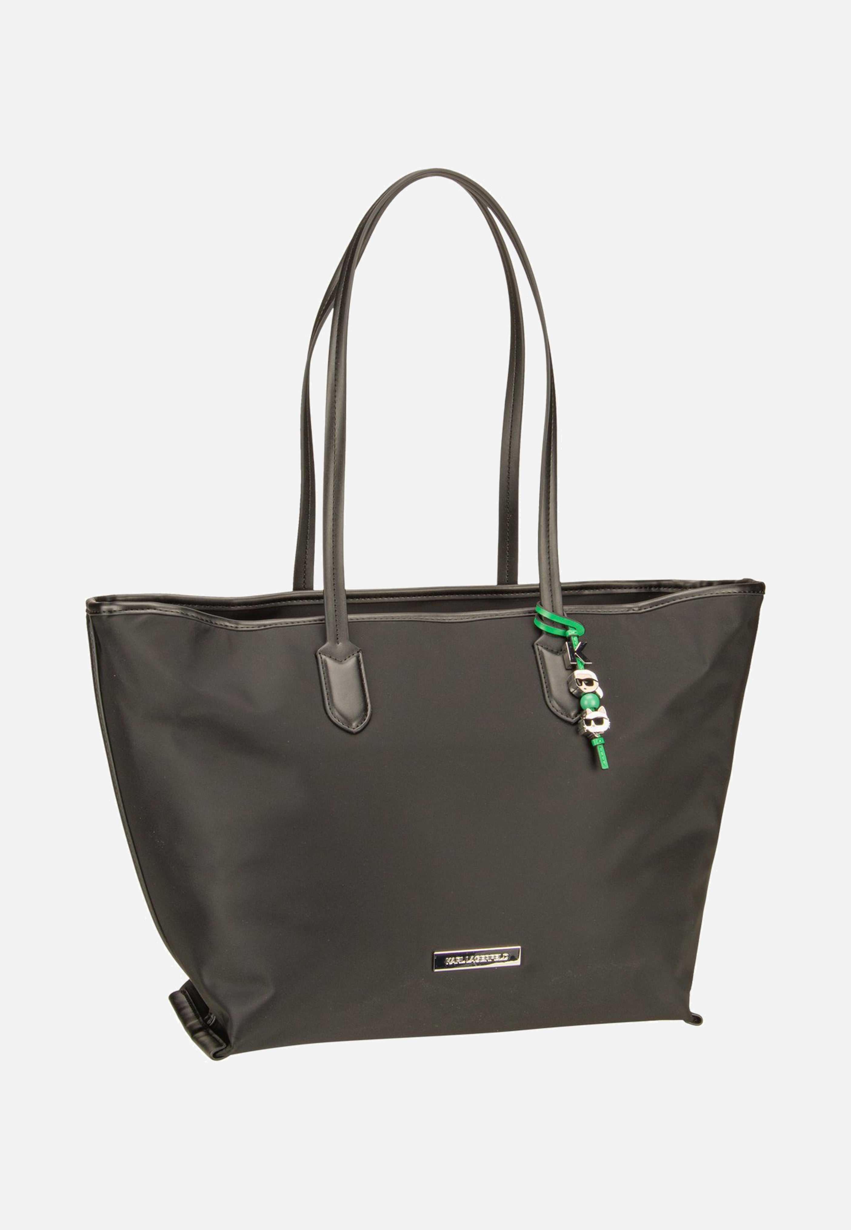 Karl Lagerfeld - Ikon Nylon LG Tote Black - Tote Bag | Neutral-Image