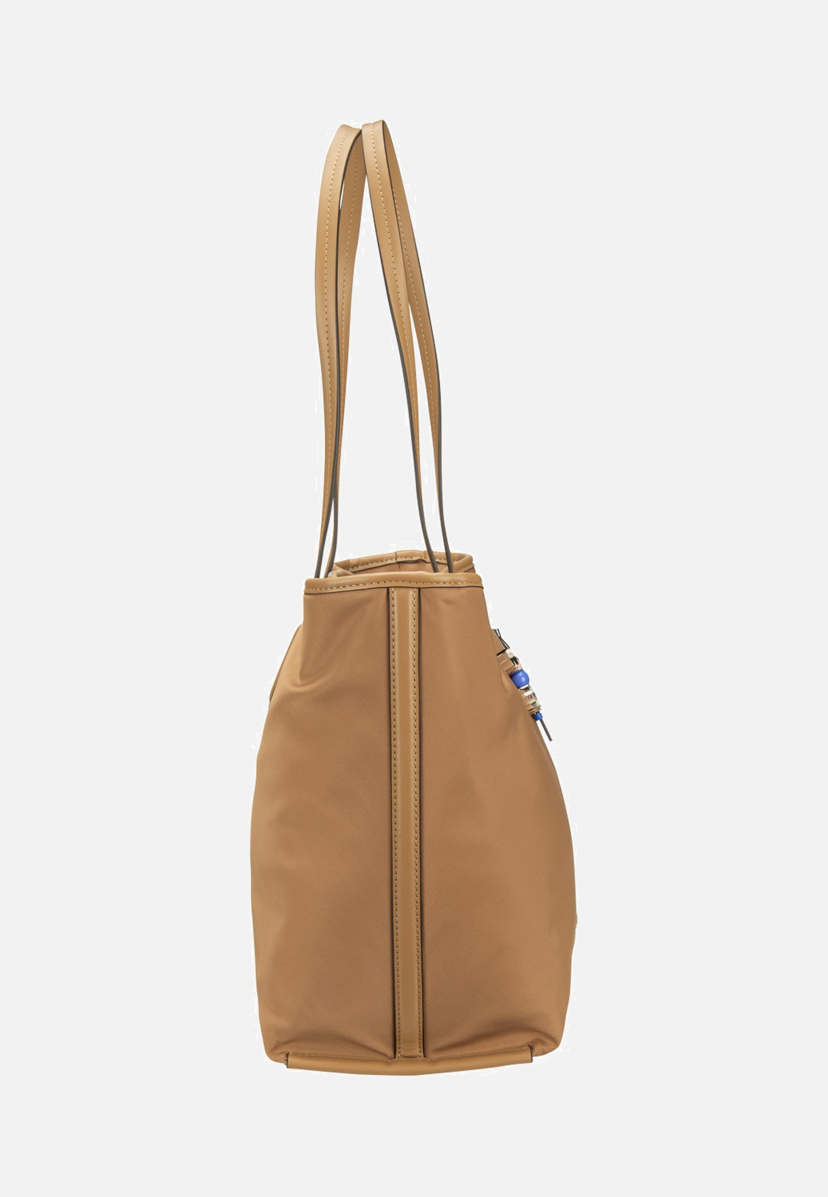 Karl Lagerfeld - Ikon Nylon LG Tote Mushroom Brown - Tote Bag | Neutral-Image