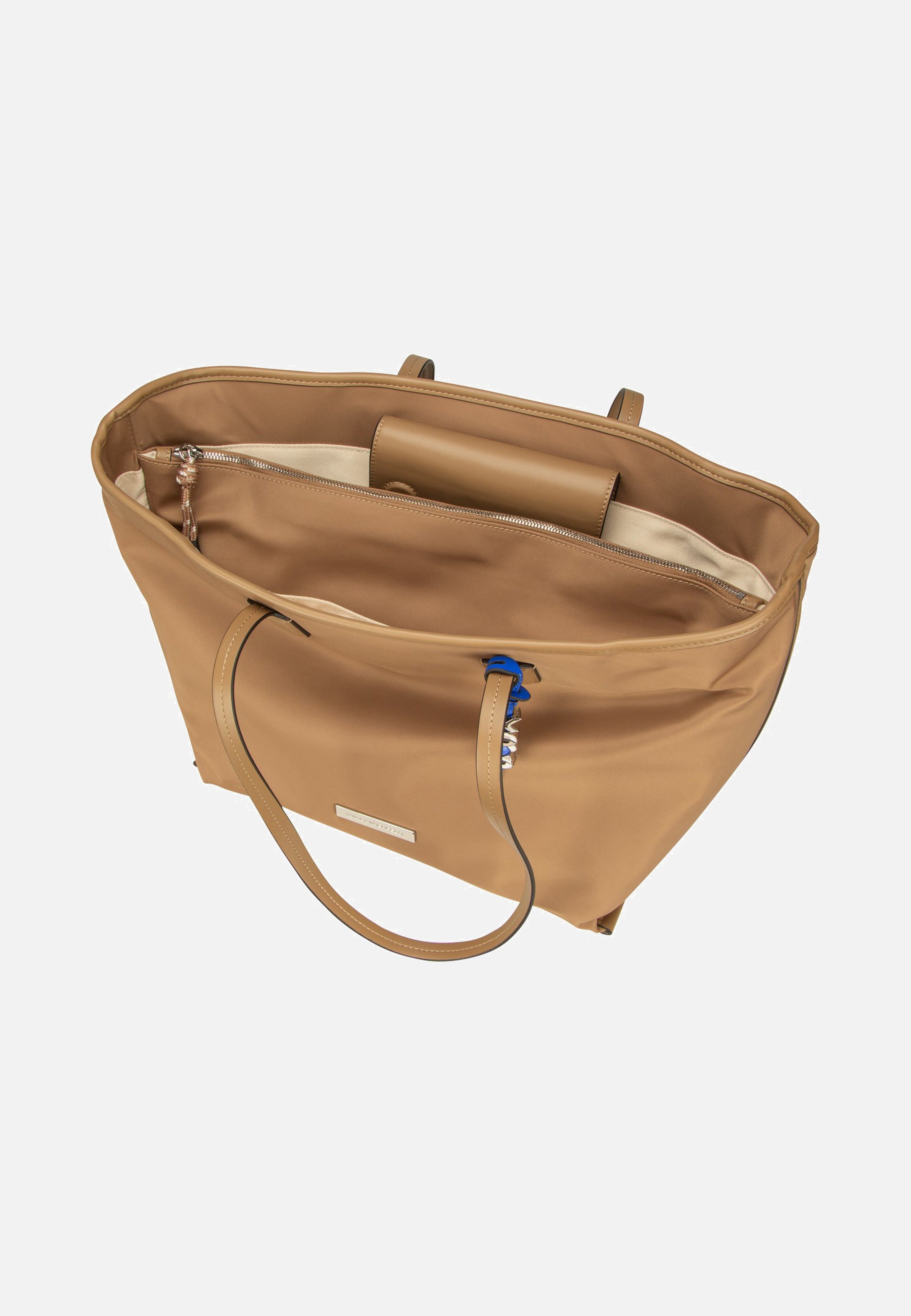 Karl Lagerfeld - Ikon Nylon LG Tote Mushroom Brown - Tote Bag | Neutral-Image