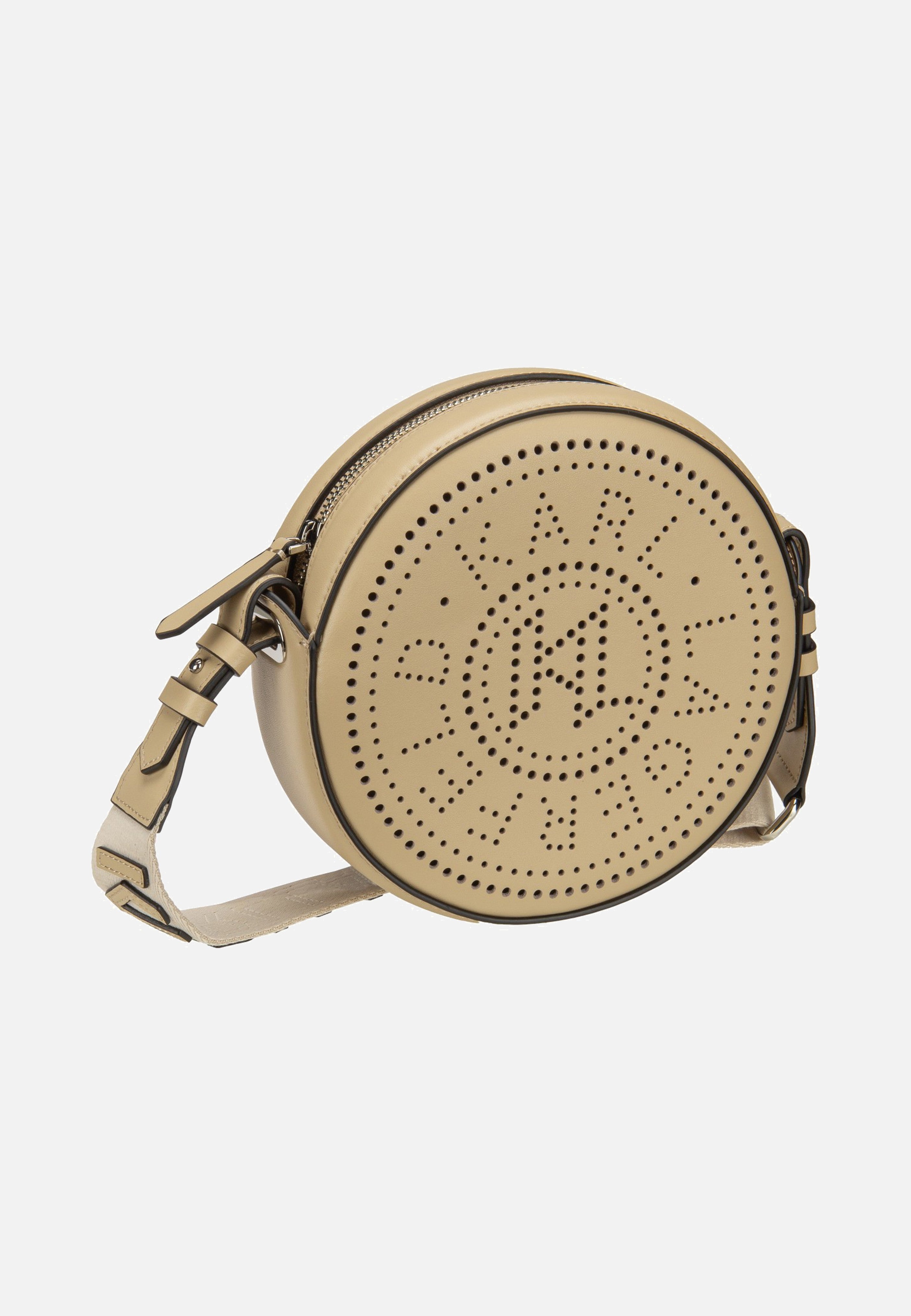 Karl Lagerfeld - K/Circle Round CB Perforated Safari - Crossbody Bag | Neutral-Image