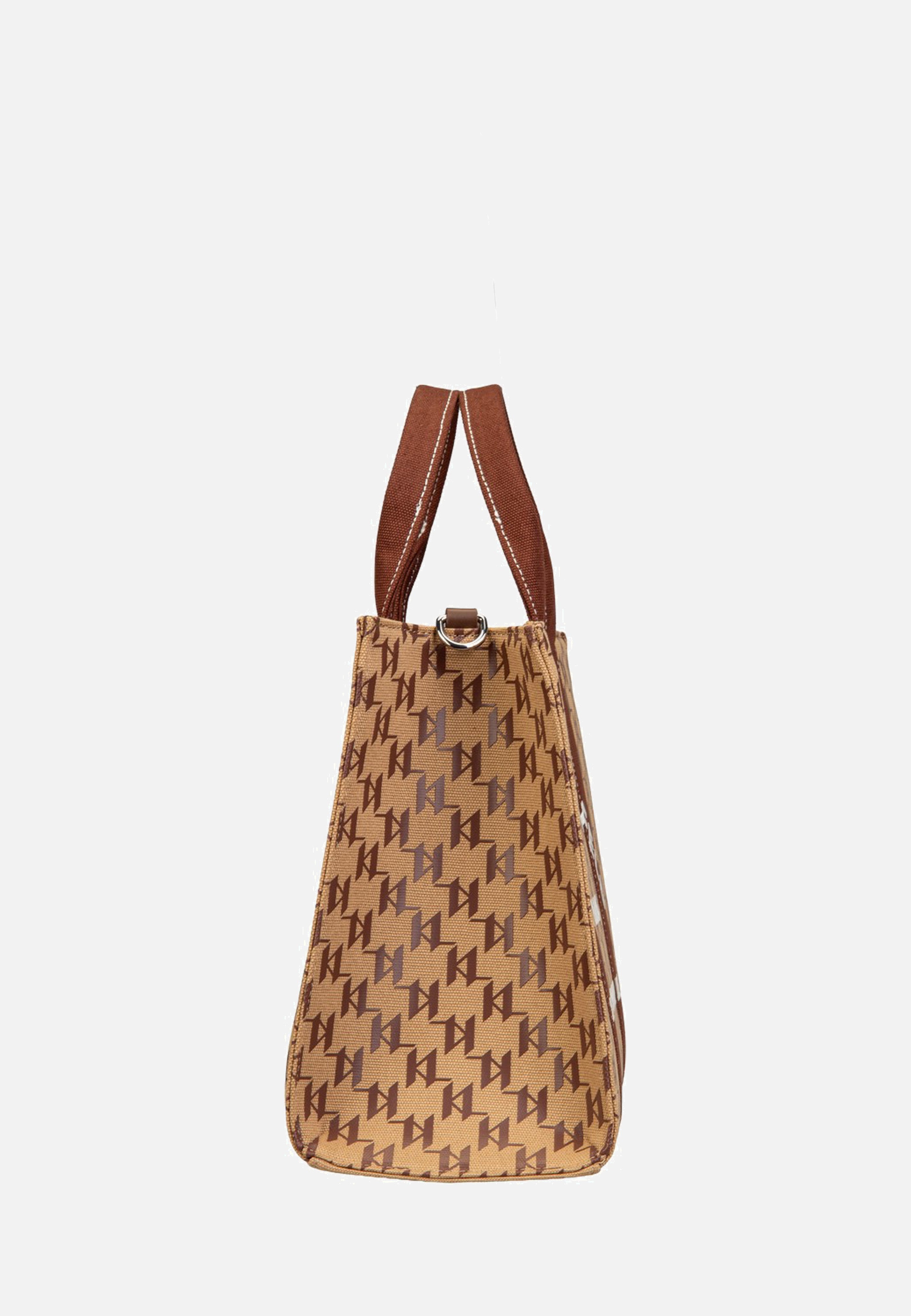Karl Lagerfeld - K/RSG Square Mono MD Tote Monogram Nougat Brown - Tote Bag | Women-Image
