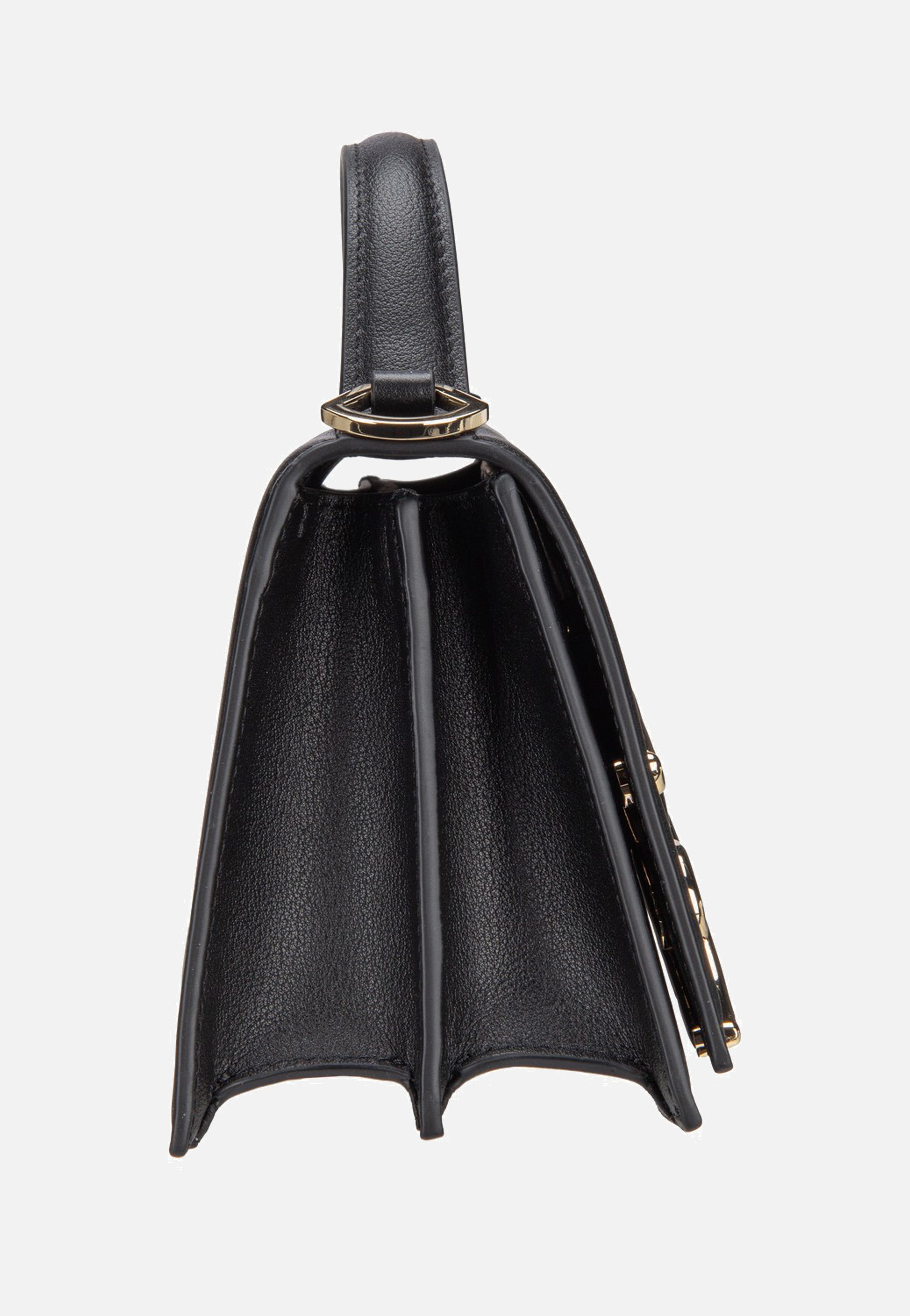 Karl Lagerfeld K/Signature 2.0 SM Black/Gold Handle Bag