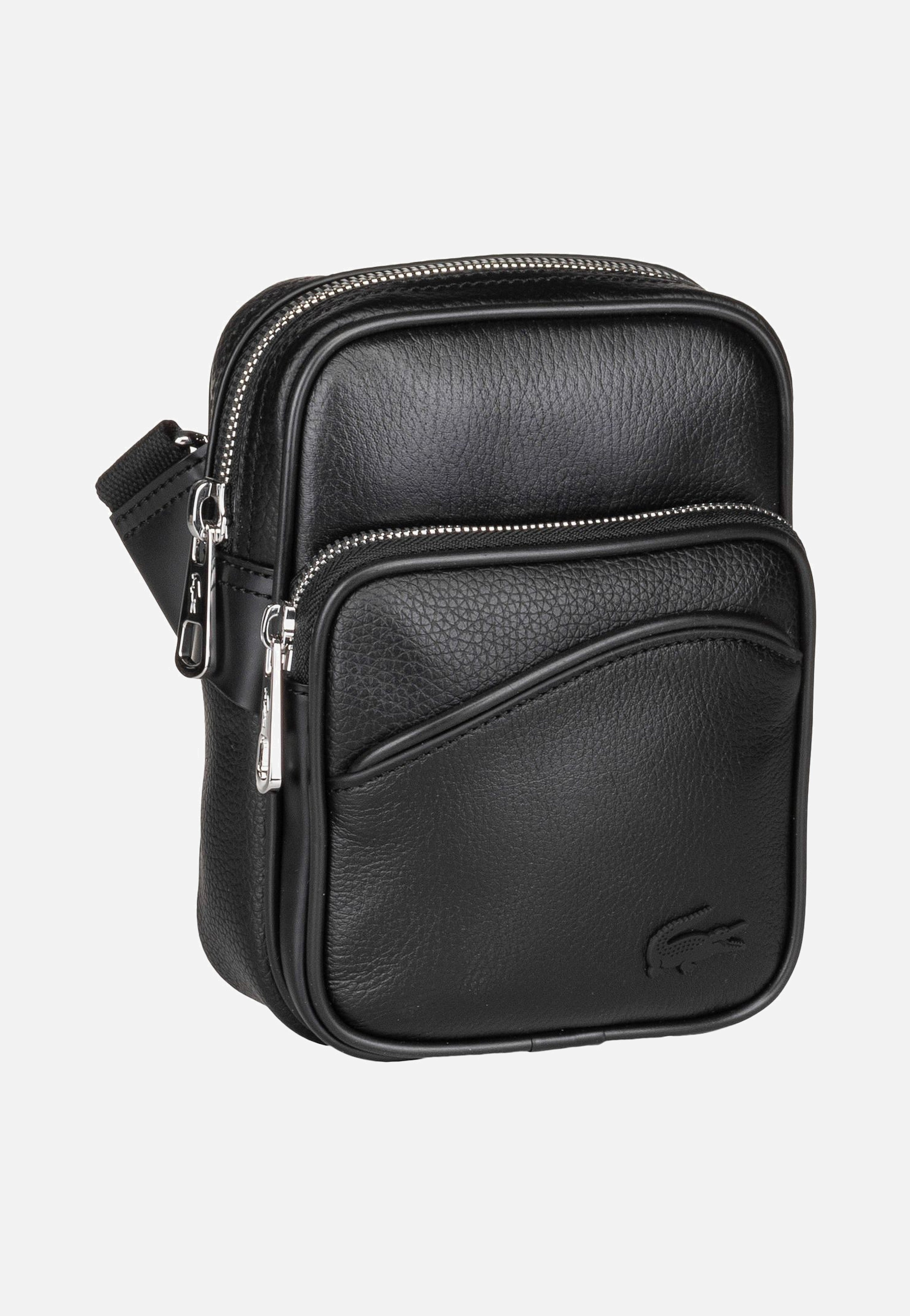 Lacoste - Small Angy Grain NH4563GY Black - Shoulder Bag | Men-Image
