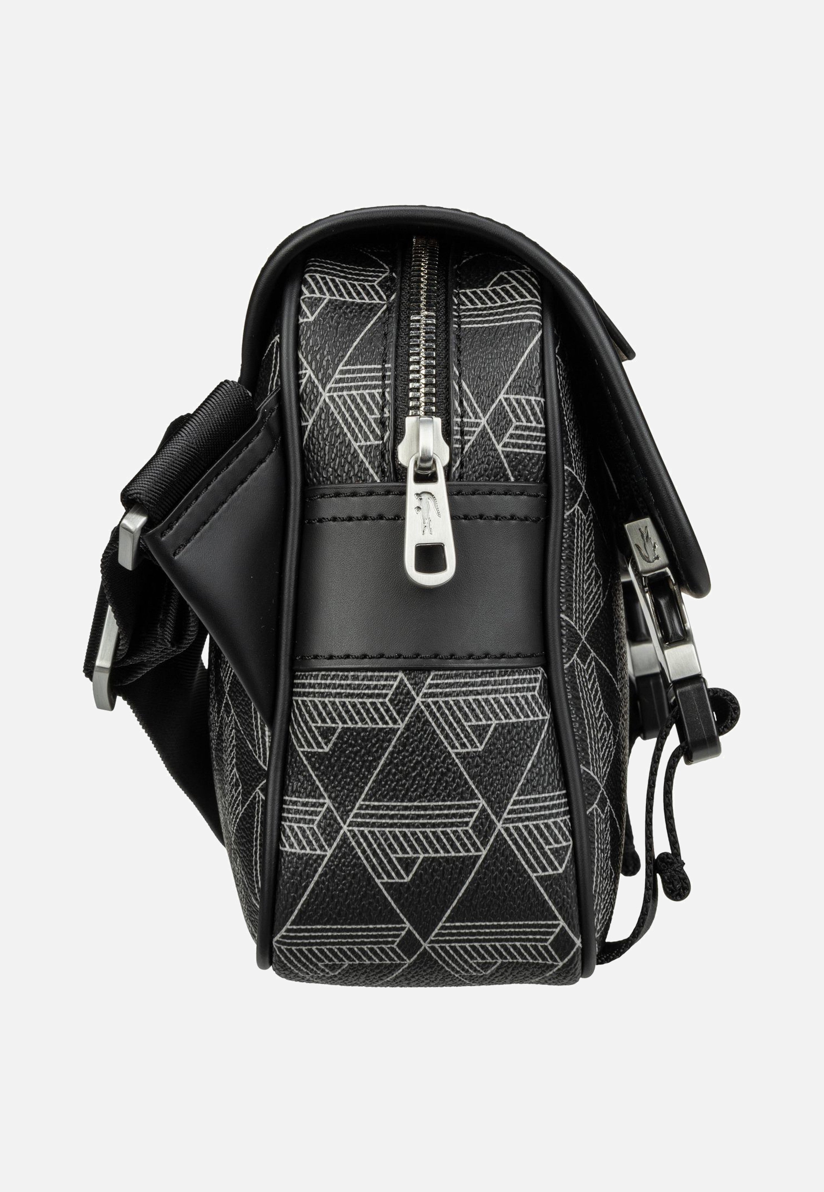 Lacoste The Blend Bag 3787 Monogramm Noir Gris Umhängetasche