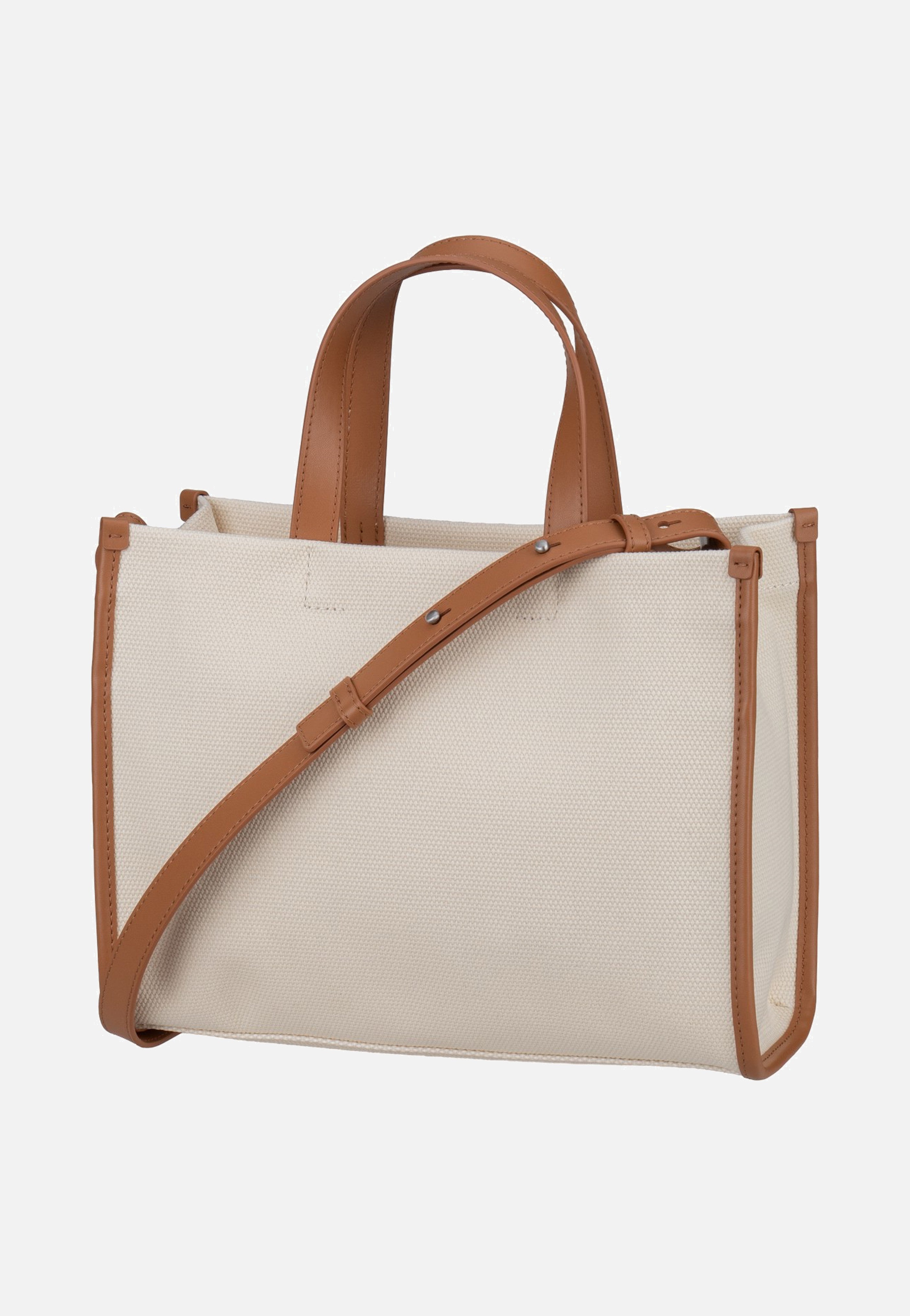 Lacoste Heritage Canvas Shopping Natural Tan Shopper