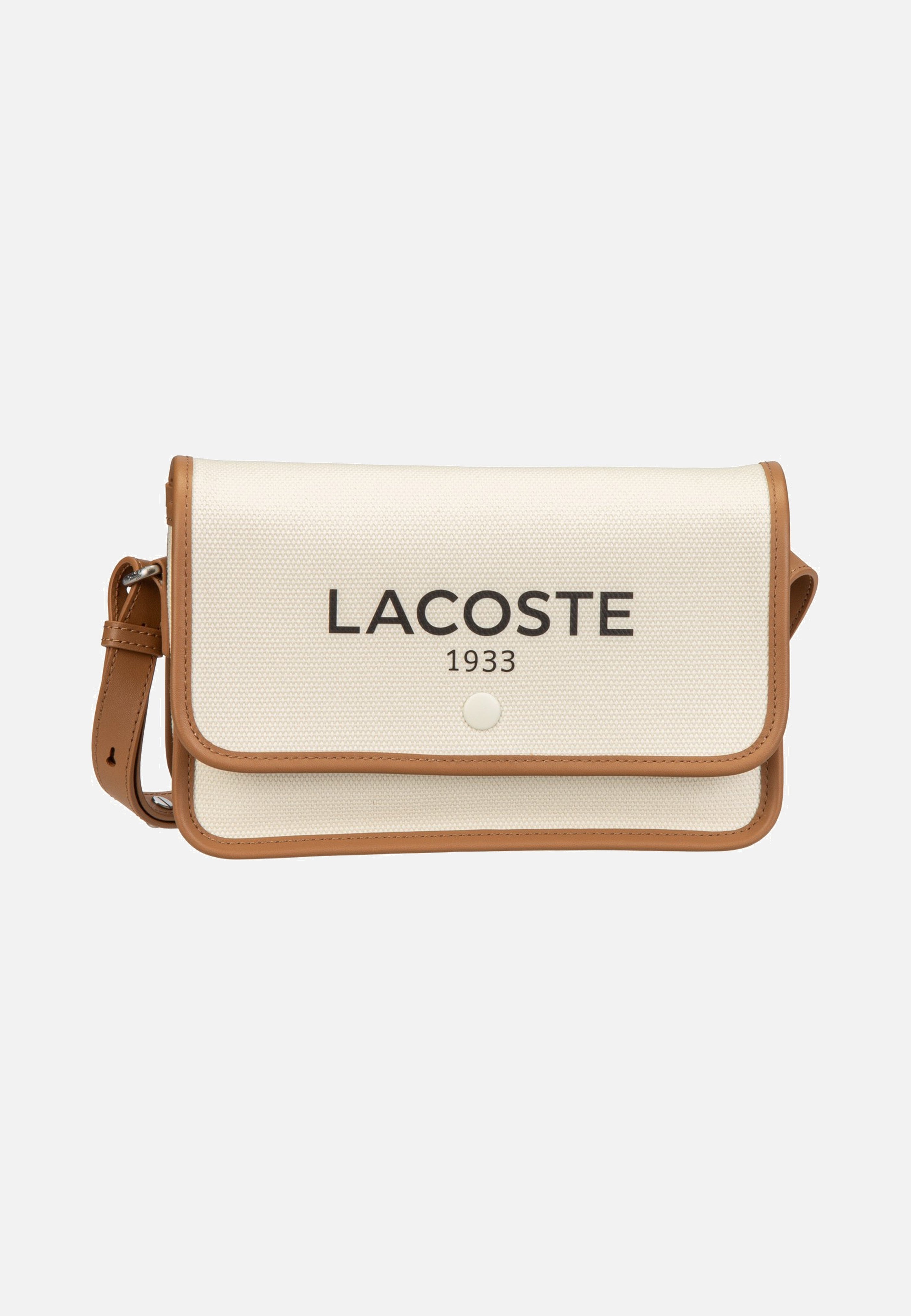 Lacoste - Heritage Canvas Crossover Natural Tan - Crossbody Bag | Women-Image