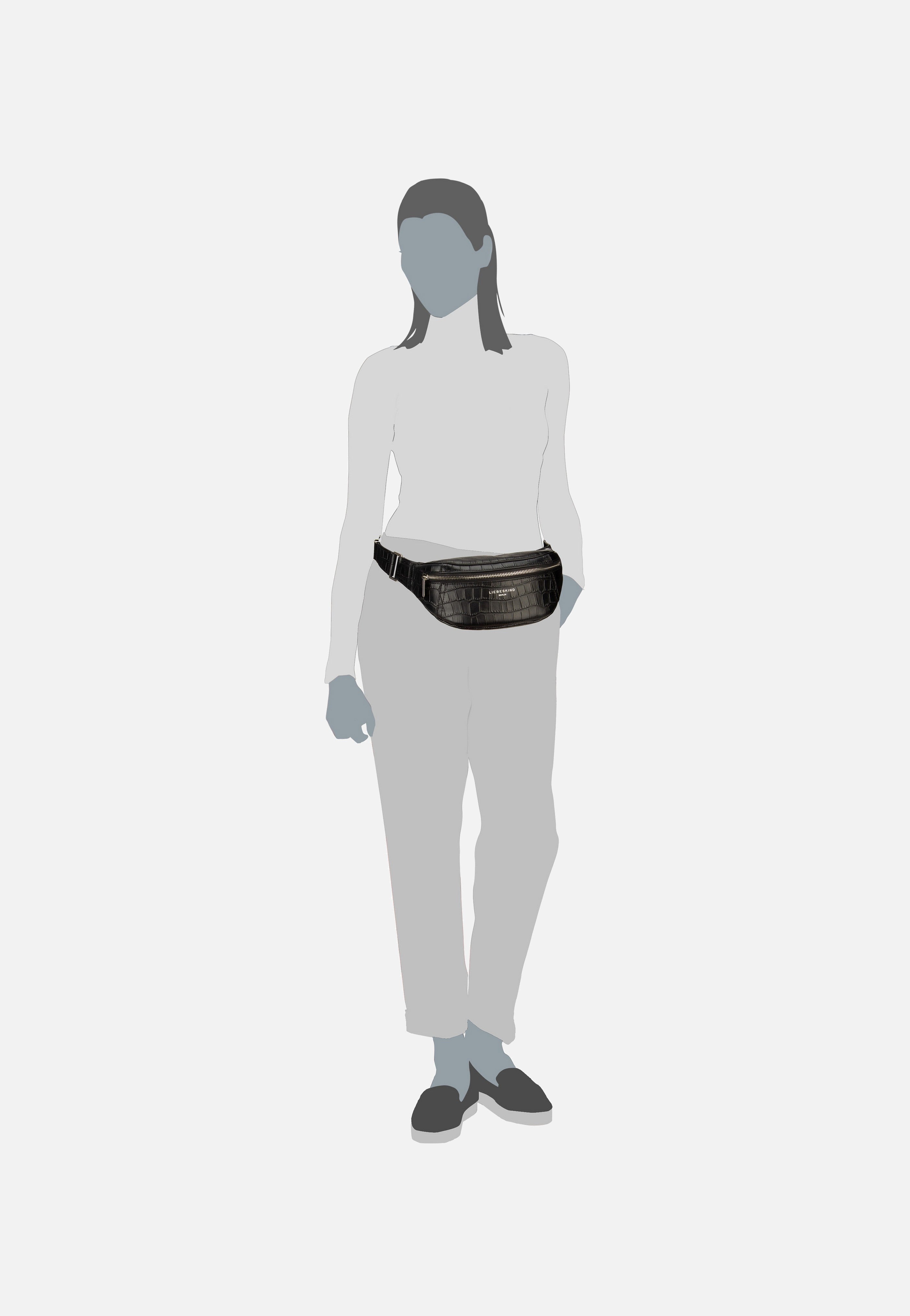 Liebeskind Berlin - Chudy New Croco 2152401 Black - Fanny Pack | Women-Image