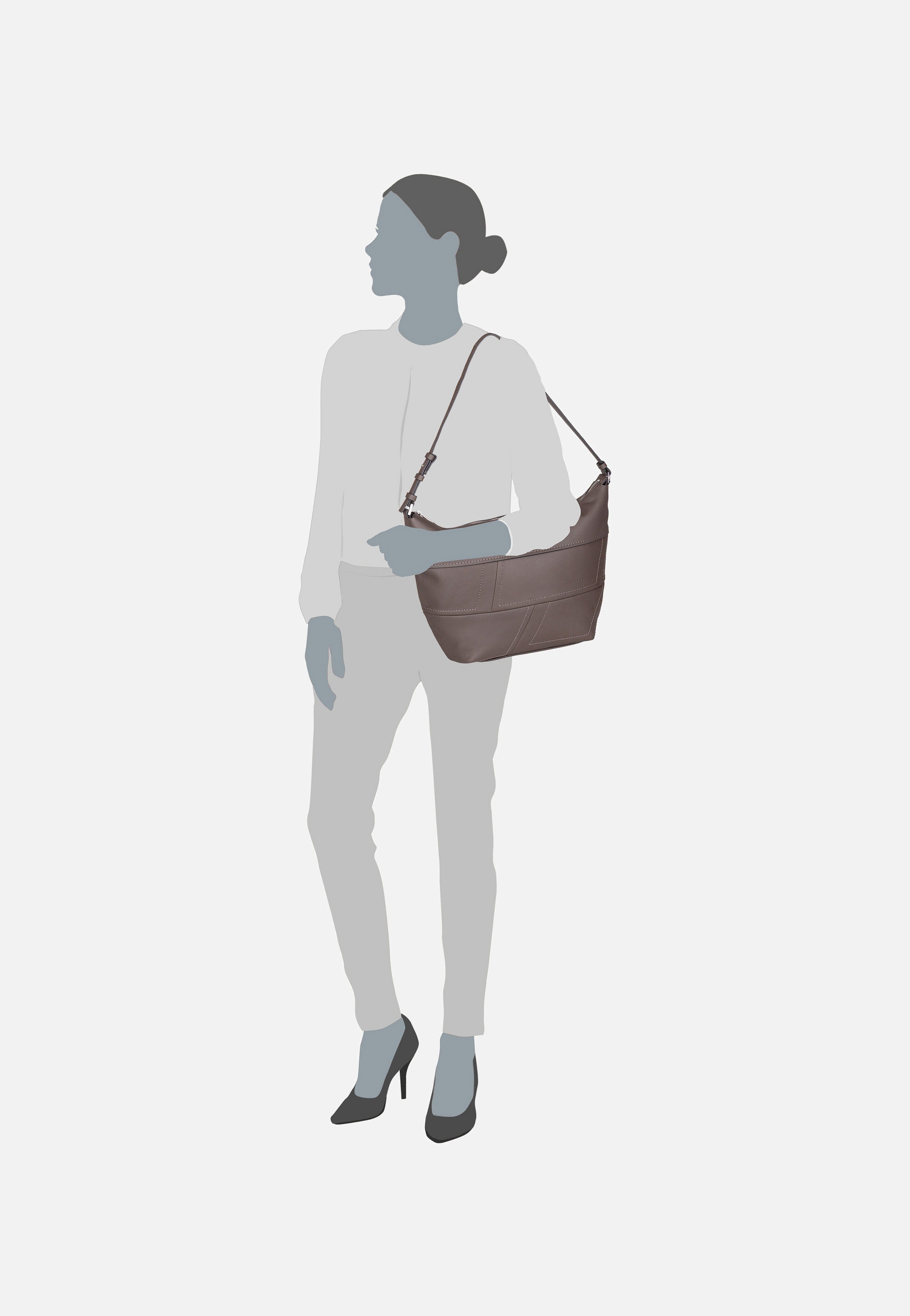 Liebeskind Berlin - Edda 2155301 Dark Grigio - Hobo Bag | Women-Image