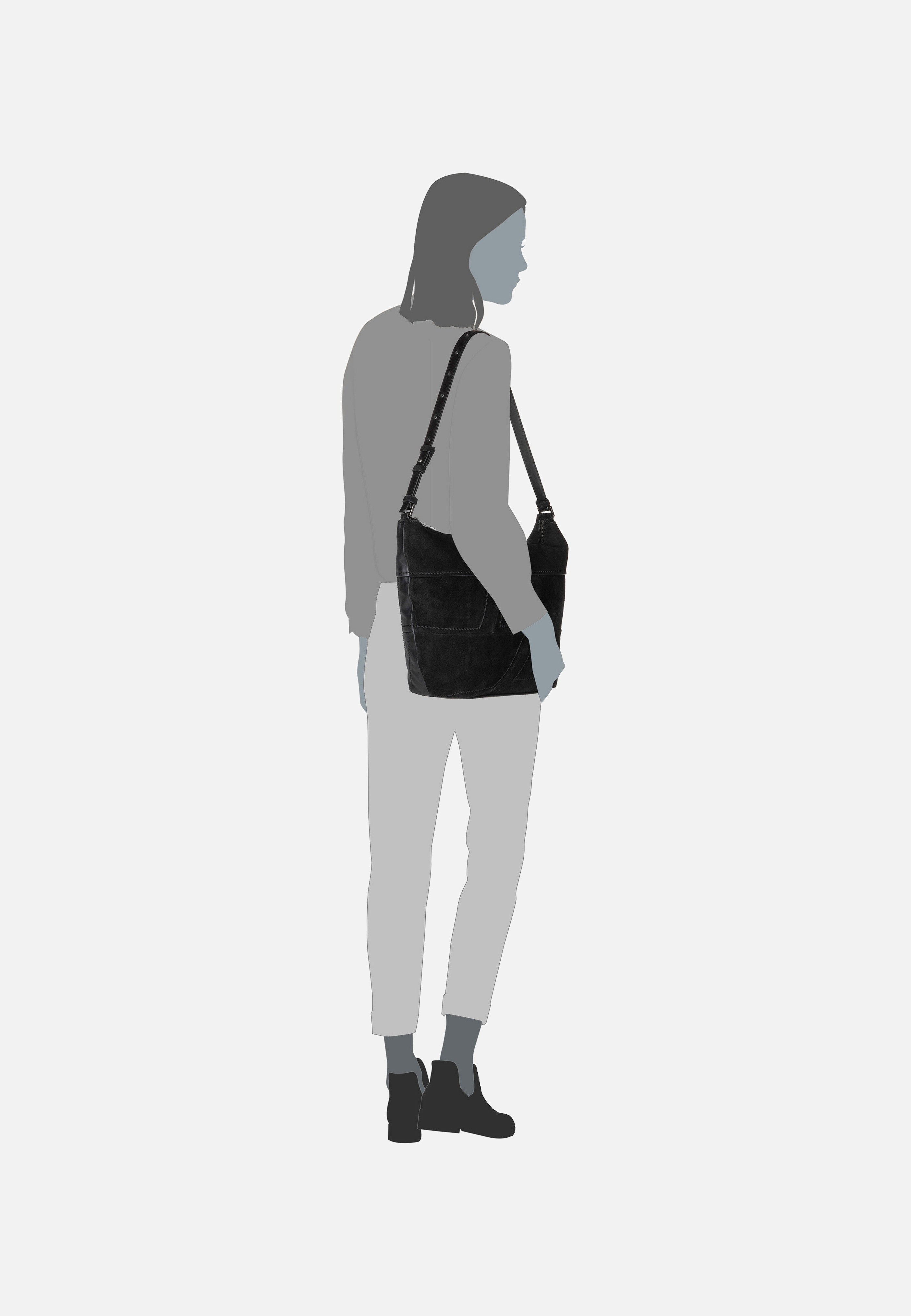 Liebeskind Berlin - Edda Suede 2155298 Black - Hobo Bag | Women-Image