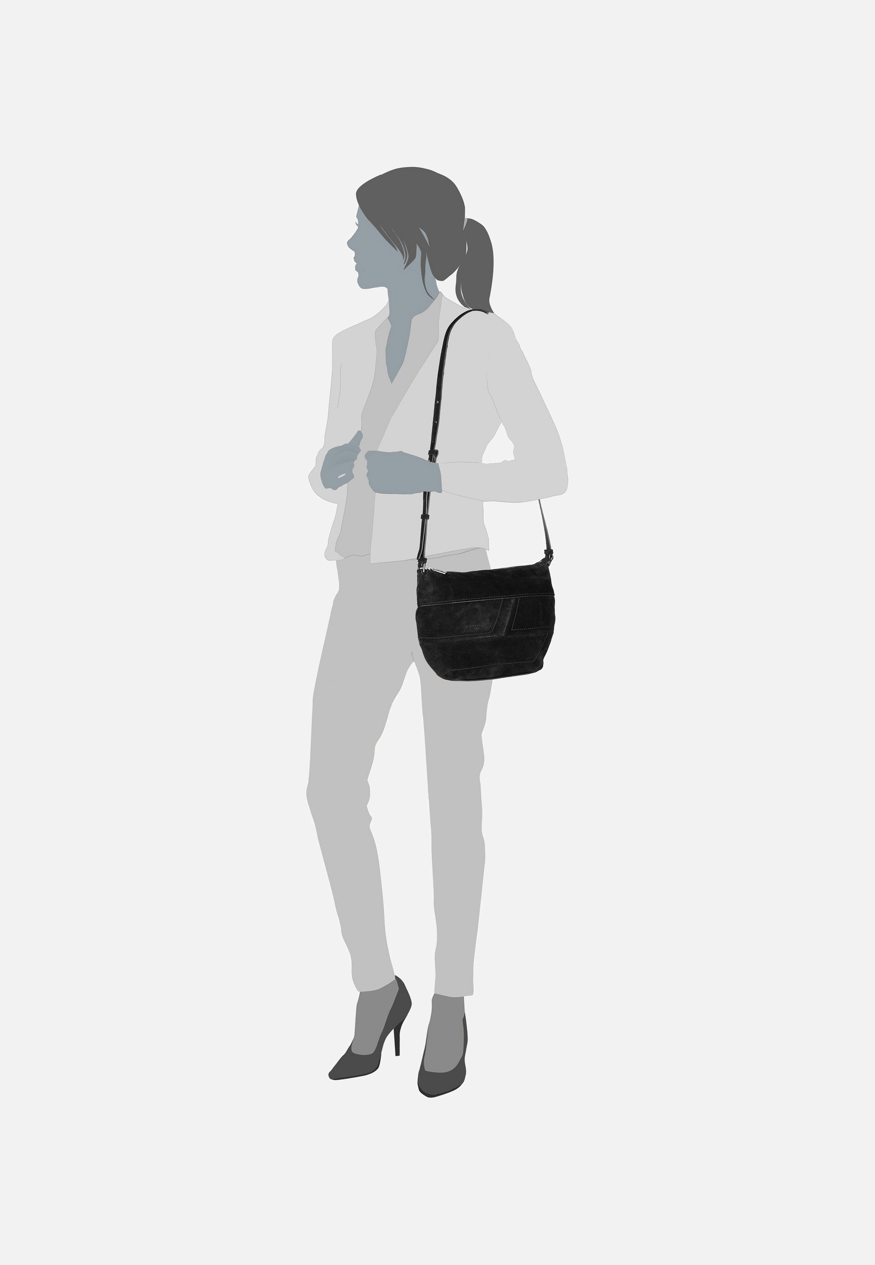 Liebeskind Berlin - Edda Suede 2158508 Black - Crossbody Bag | Women-Image