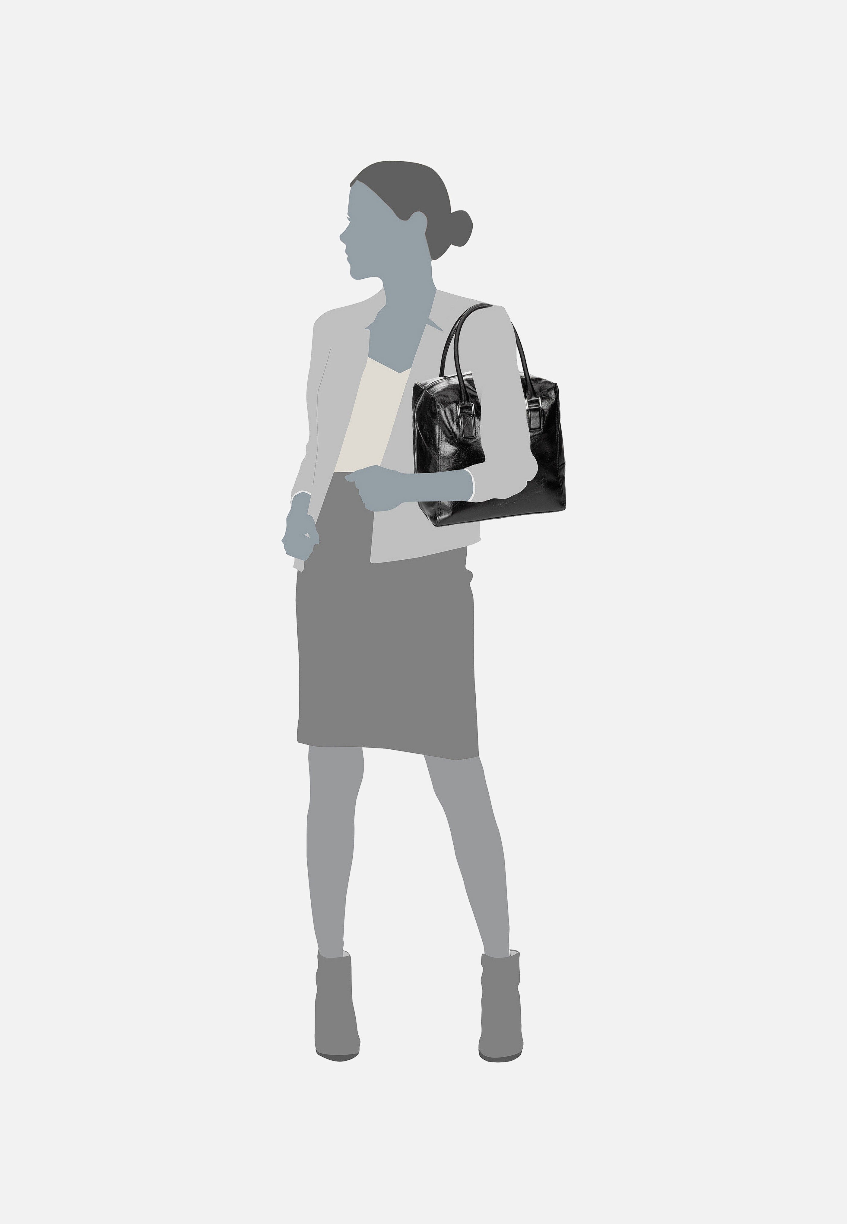 Liebeskind Berlin - Kayla Archive Lack M 2165293 Black - Shopper | Women-Image