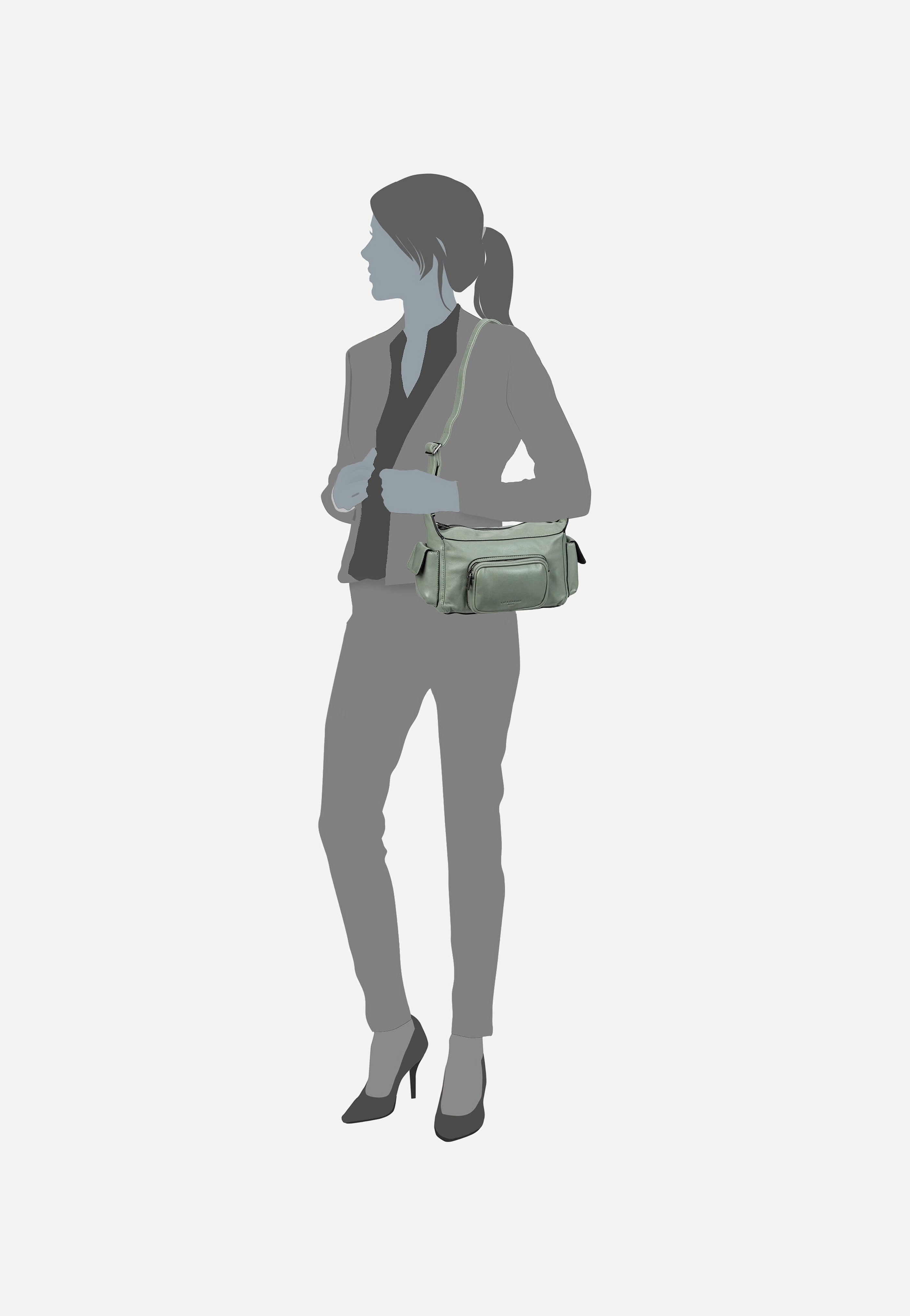 Liebeskind Berlin - Lila S 2163085 Forest Green - Shoulder Bag | Women-Image