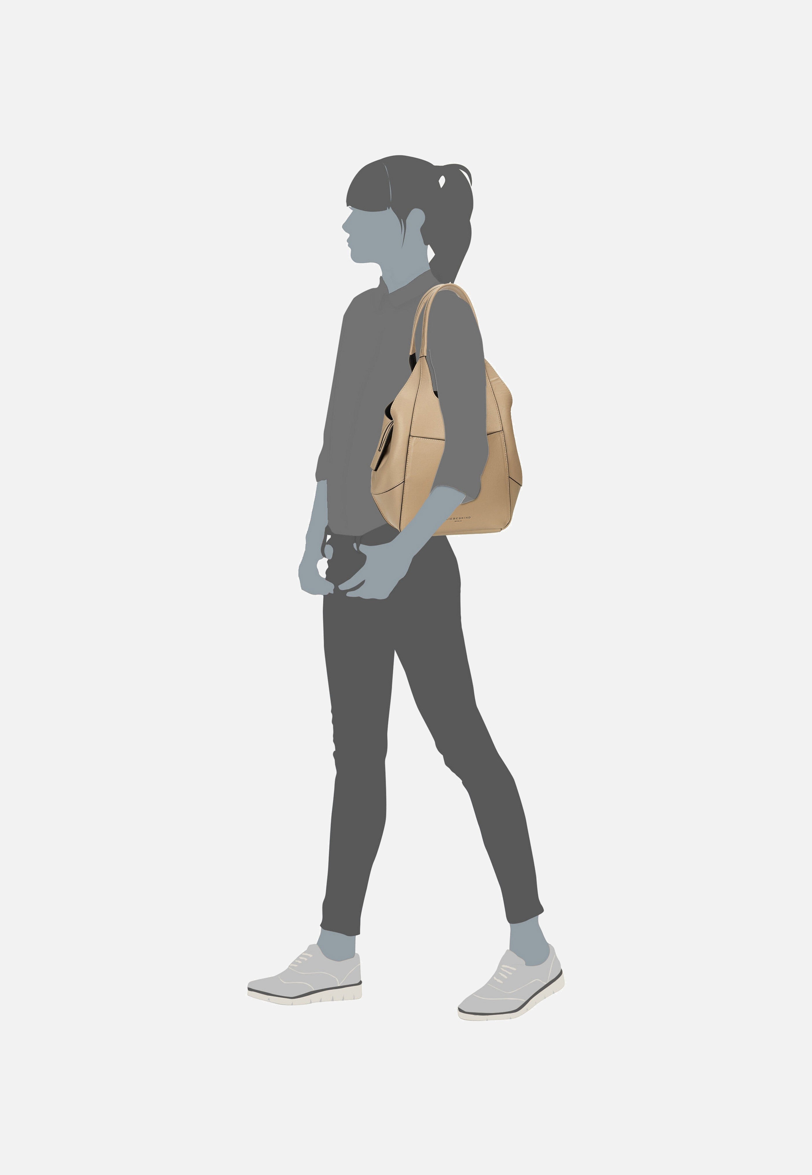 Liebeskind Berlin - Lilly M 2163694 Stone - Hobo Bag | Women-Image