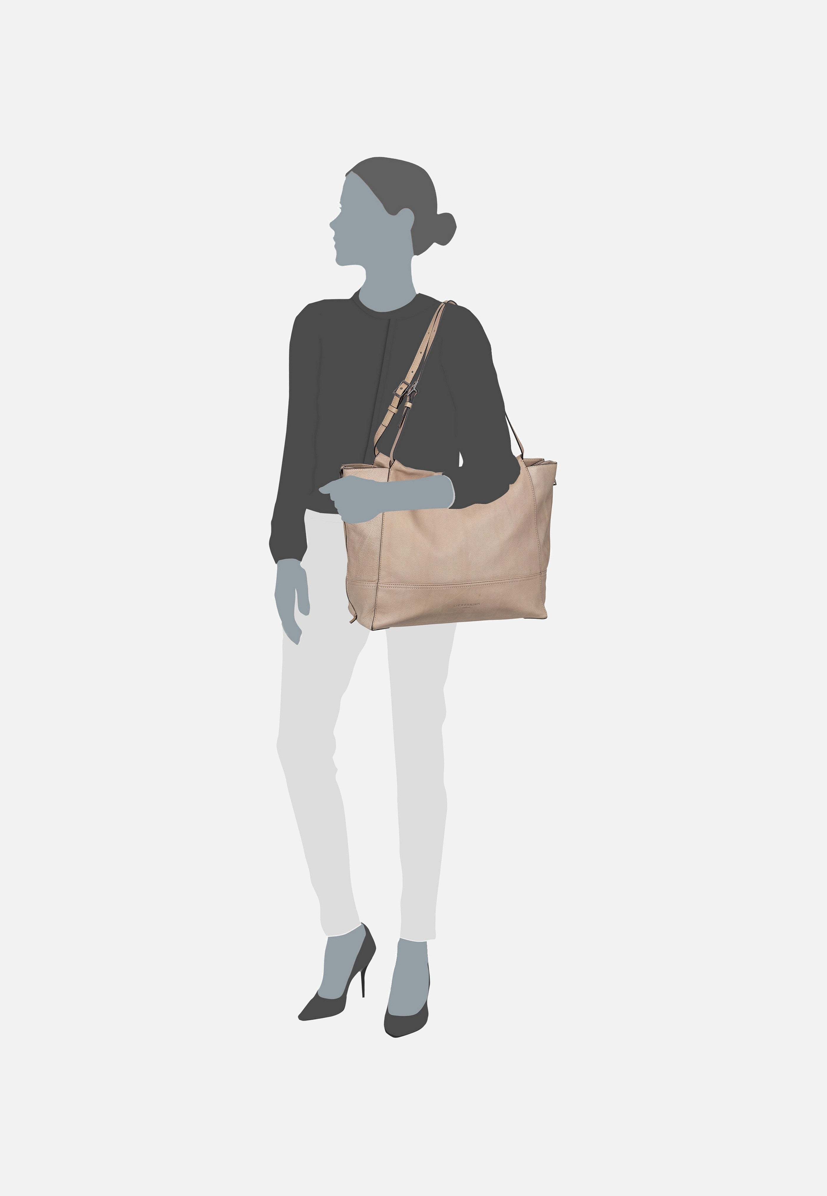 Liebeskind Berlin - Lou 2 2154643 Stone - Shopper | Women-Image