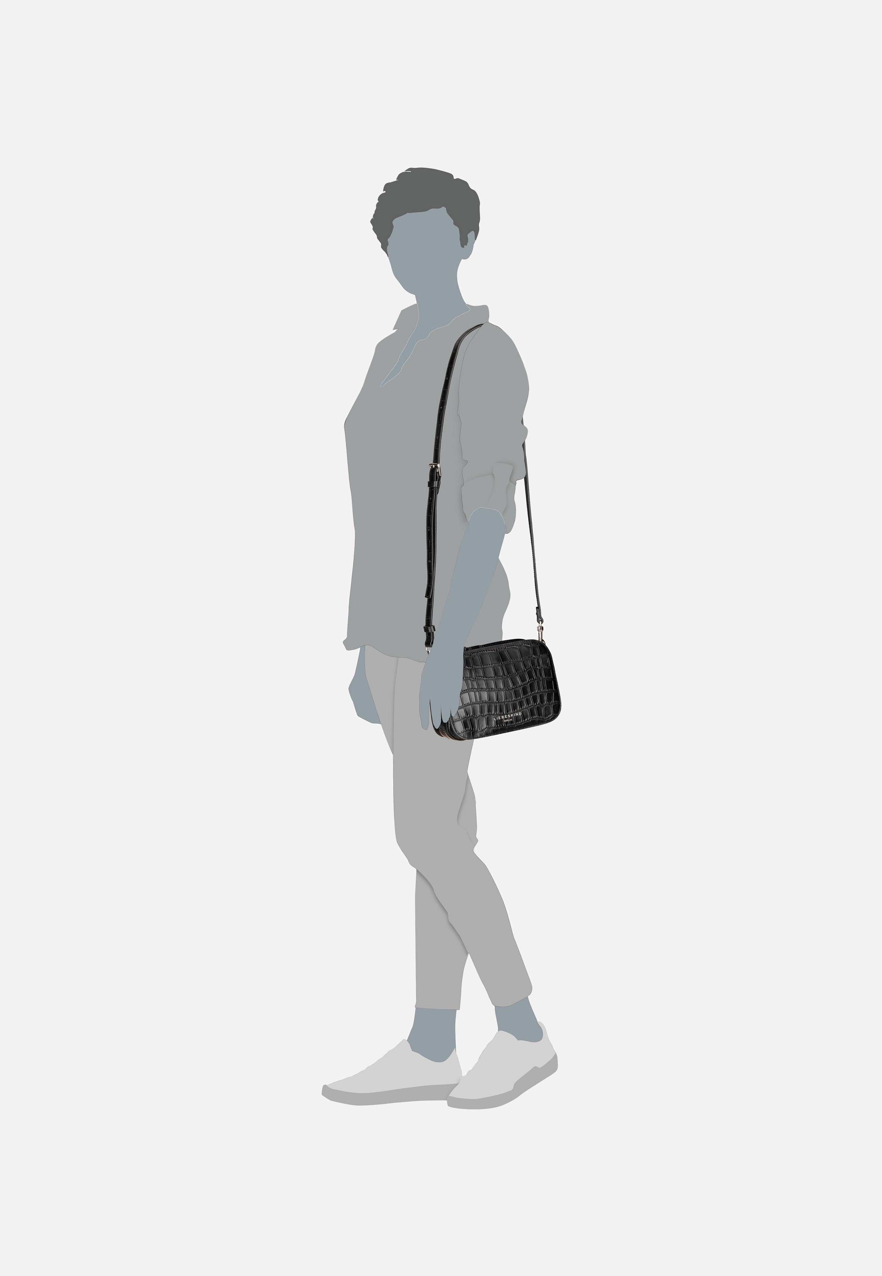 Liebeskind Berlin - Luka Croco 2147481 Black - Crossbody Bag | Women-Image