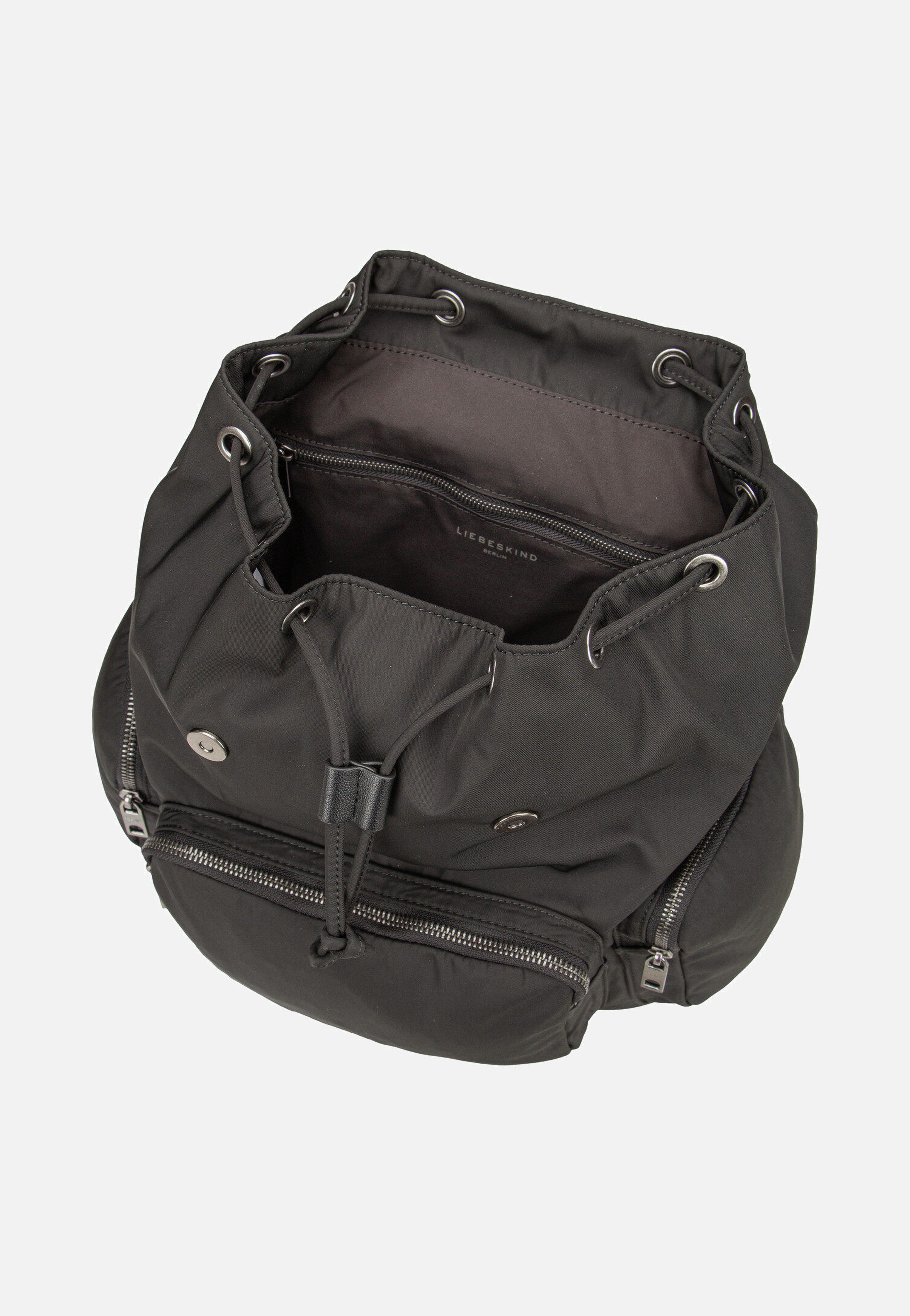 fahrradtasche rucksack berlin Liebeskind Berlin Maia BP M Nylon Black - Rucksack