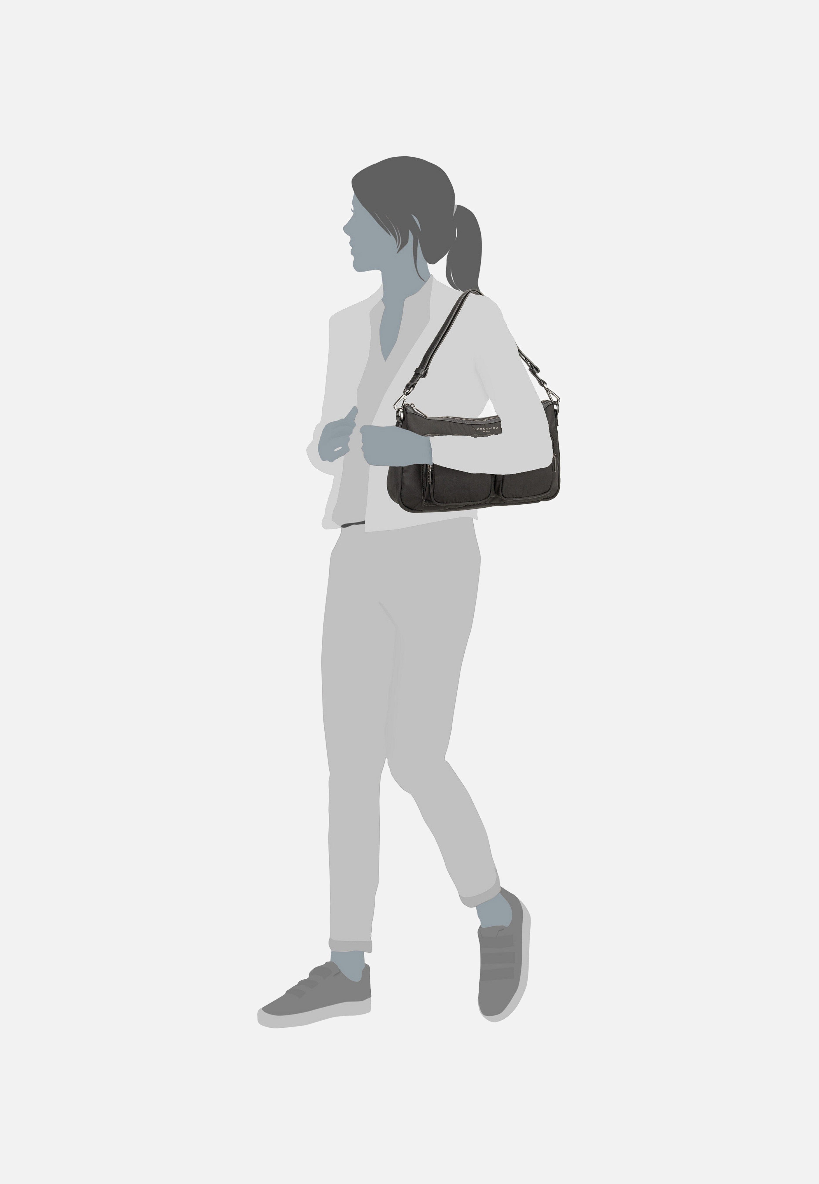 Liebeskind Berlin - Maia M Nylon Black - Shoulder Bag | Women-Image