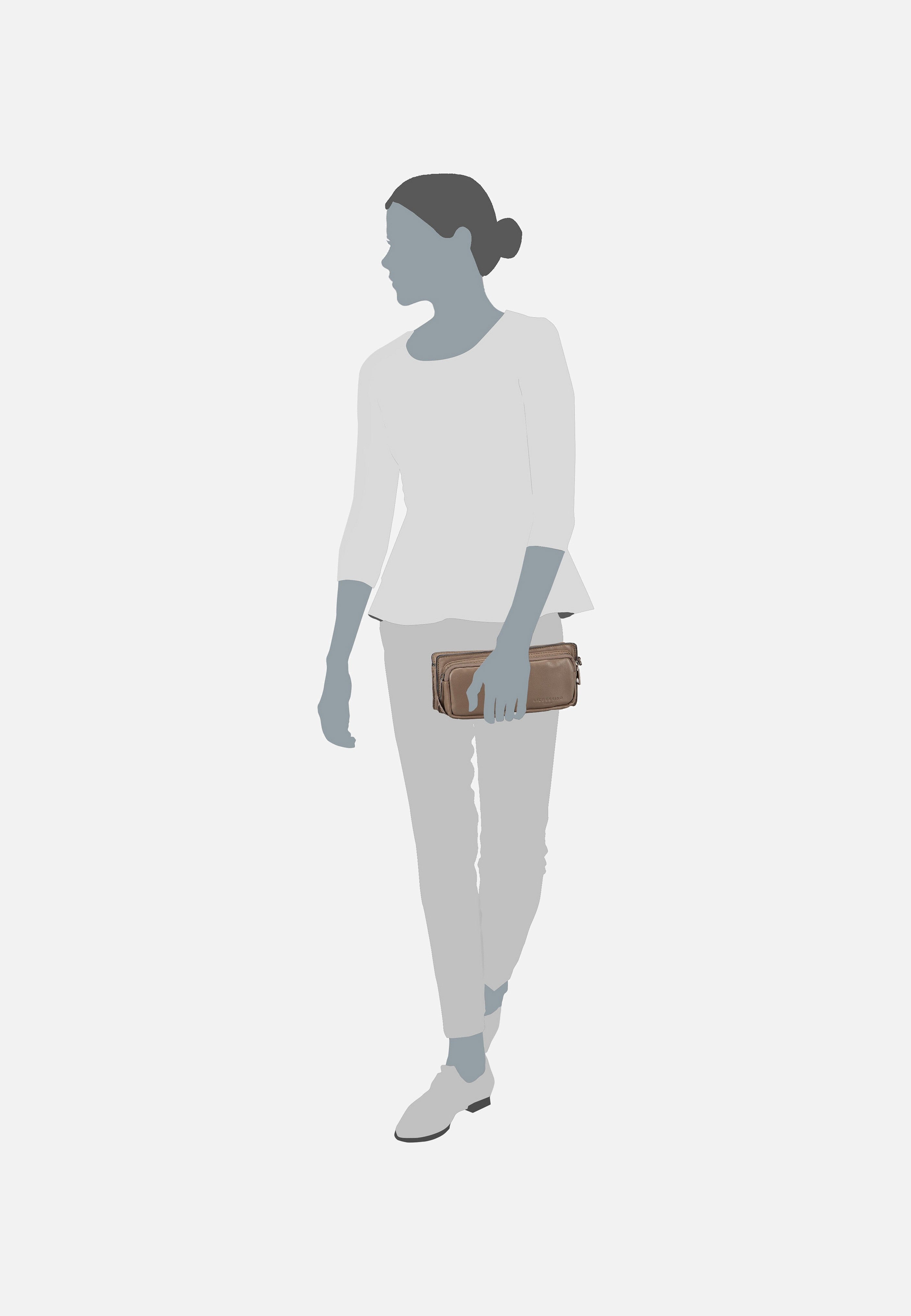 Liebeskind Berlin - Maia Pouch M Sheep Natural Neutral Gray - Clutch | Neutral-Image