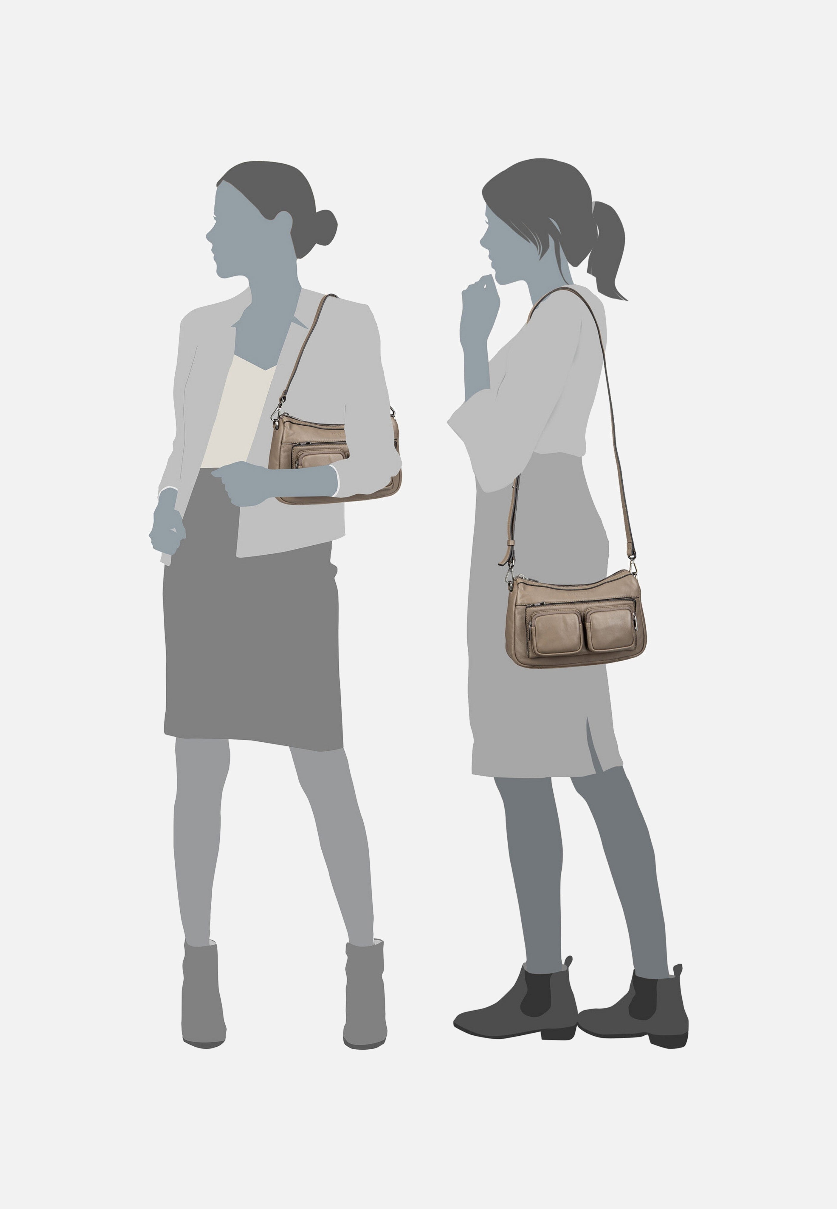 Liebeskind Berlin - Maia S Sheep Natural Neutral Gray - Shoulder Bag | Women-Image