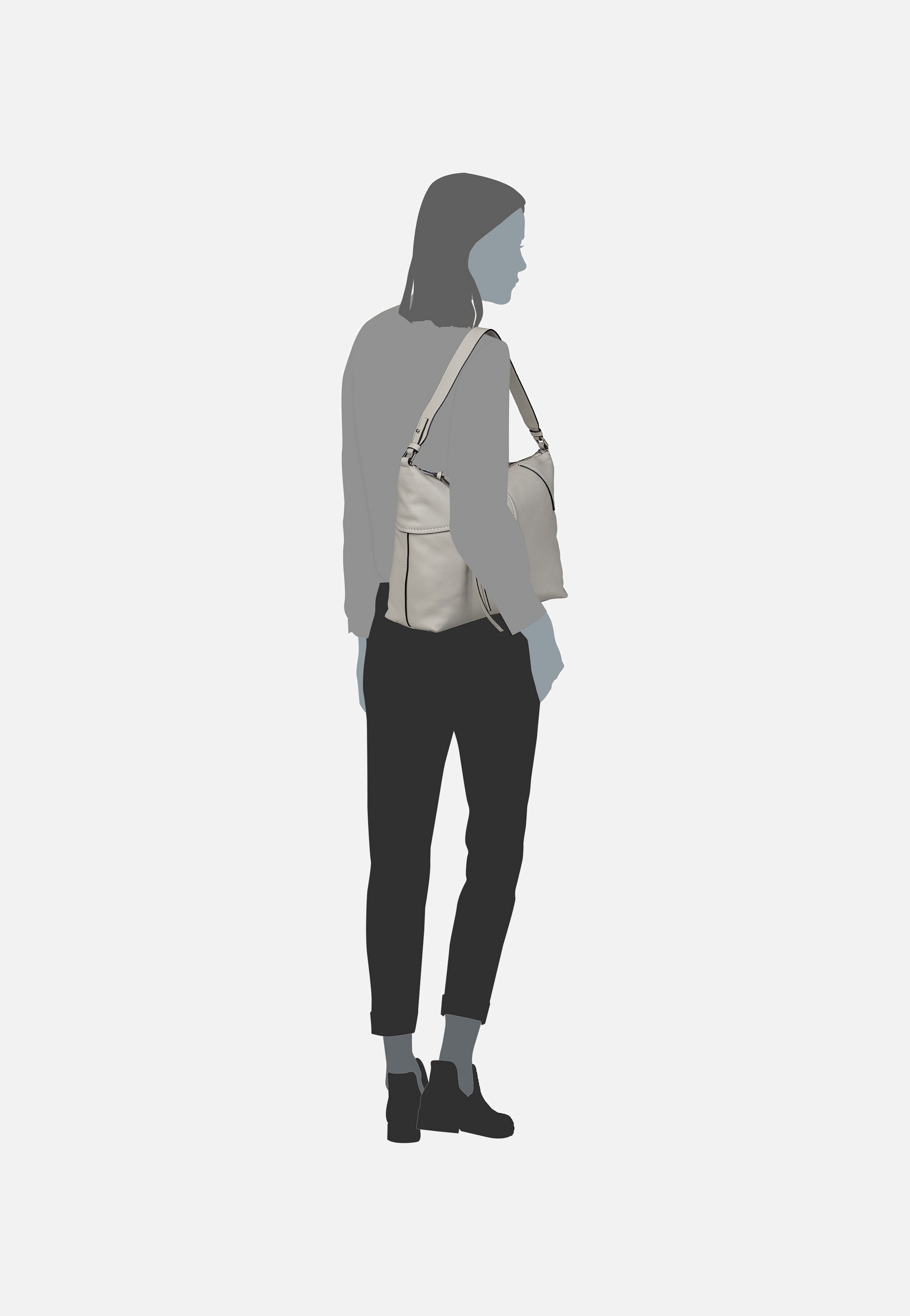 Liebeskind Berlin - Mila Tokyo M 2165111 Steel - Hobo Bag | Women-Image