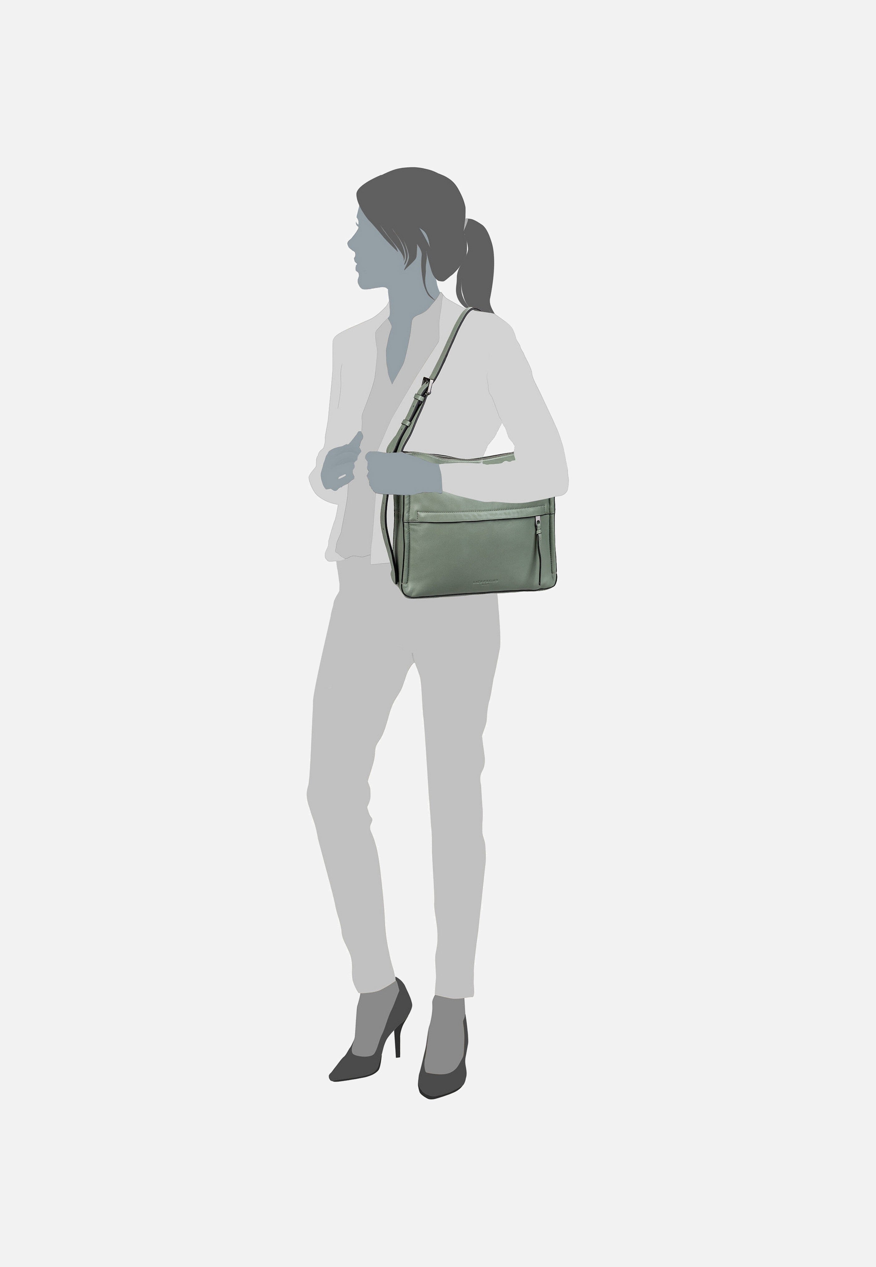 Liebeskind Berlin - Sky M 2159540 Forest Green - Shoulder Bag | Women-Image